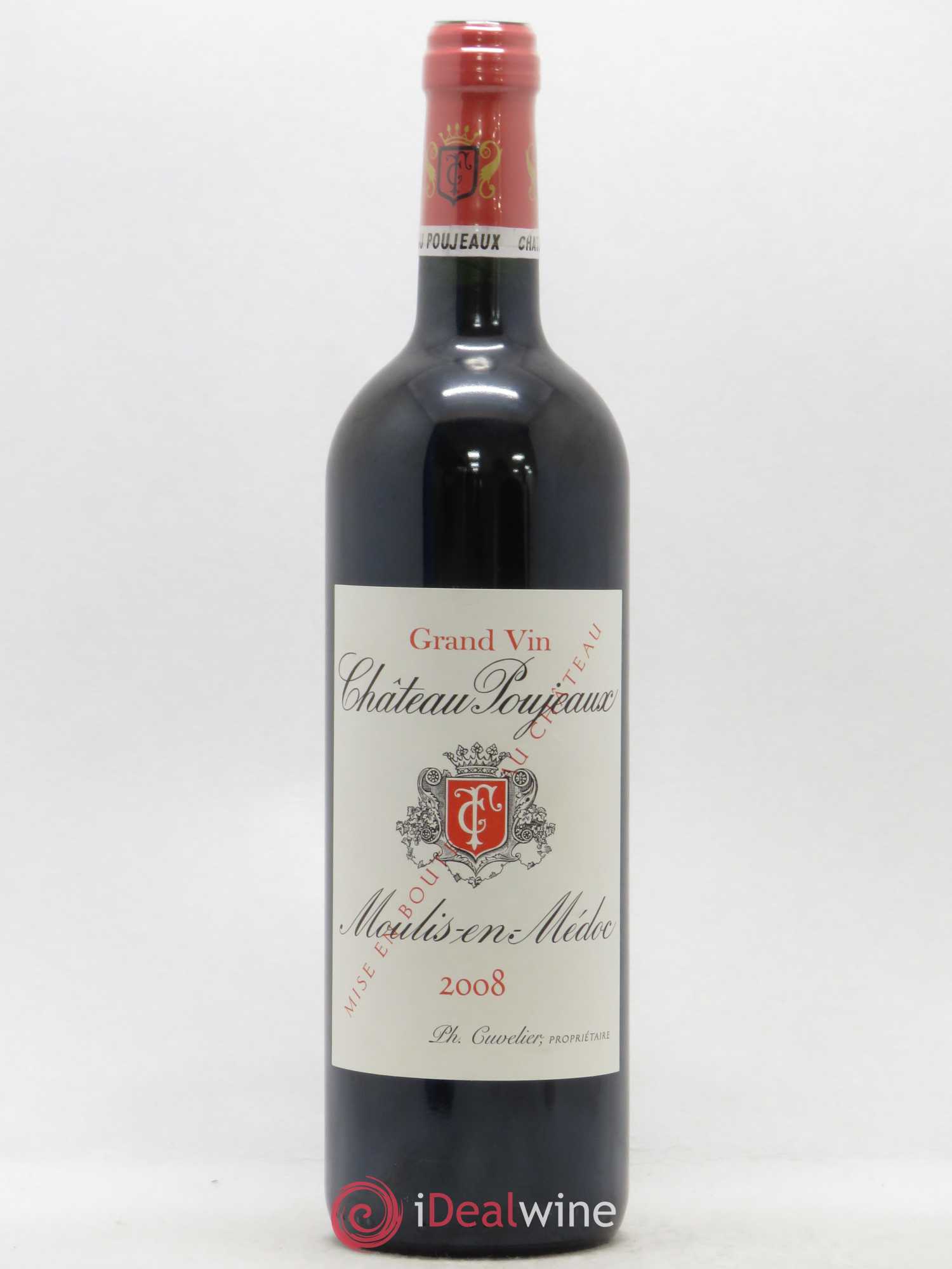 Château Poujeaux 2008 - Lot de 1 bouteille - 0
