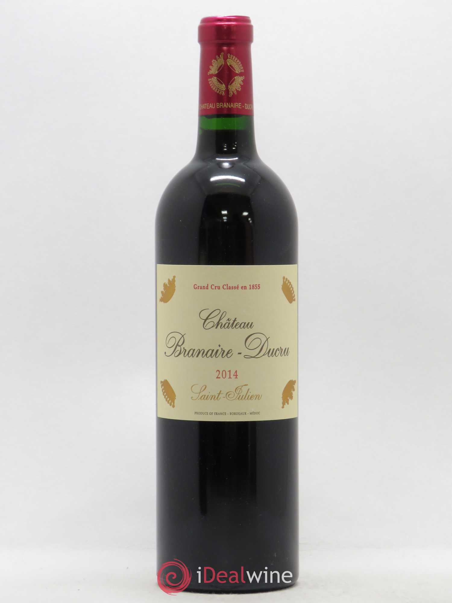 Château Branaire Ducru 4ème Grand Cru Classé 2014 - Lot de 1 bouteille - 0
