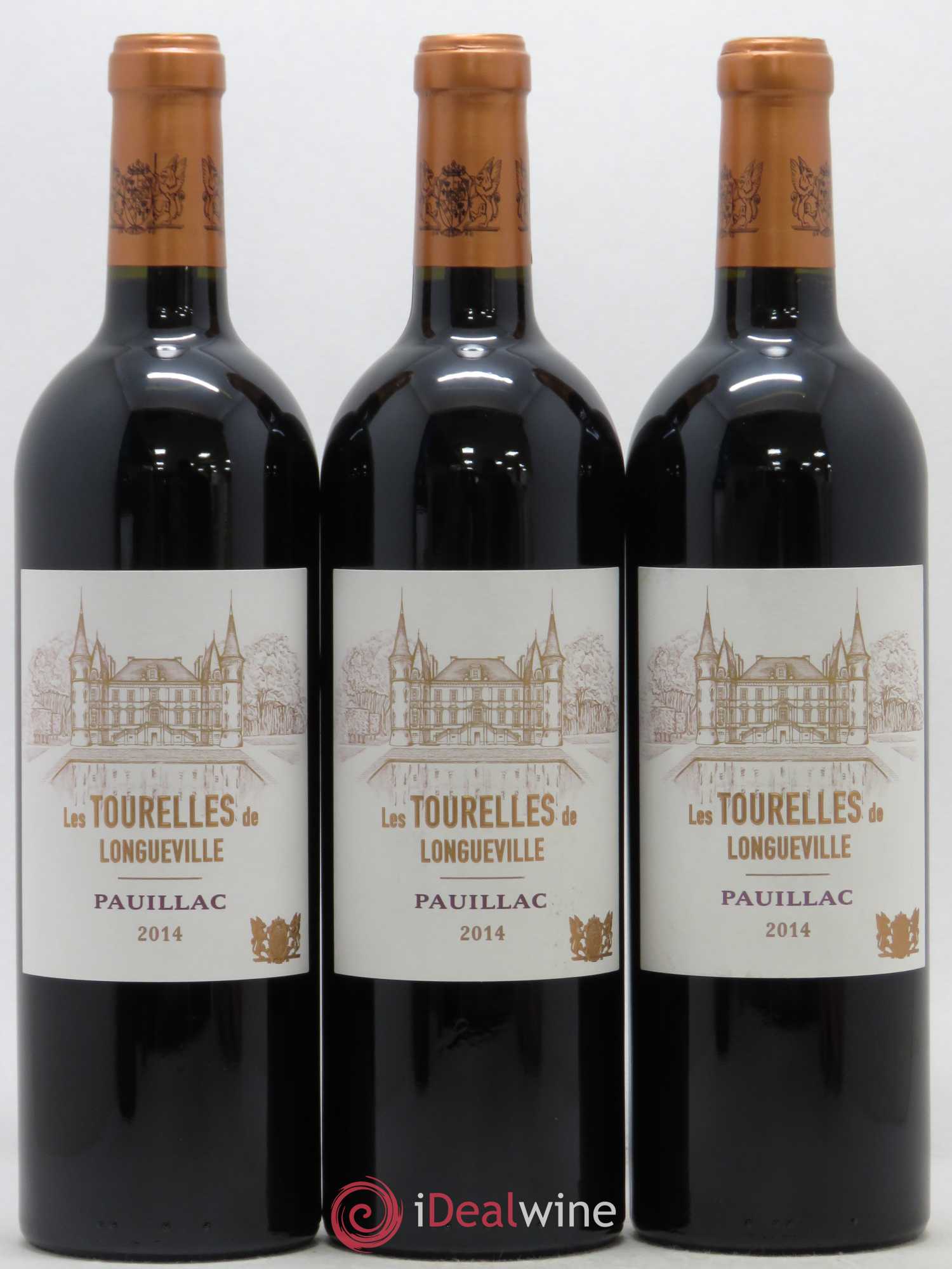 Les Tourelles de Longueville Second Vin 2014 - Lot de 3 bouteilles - 0