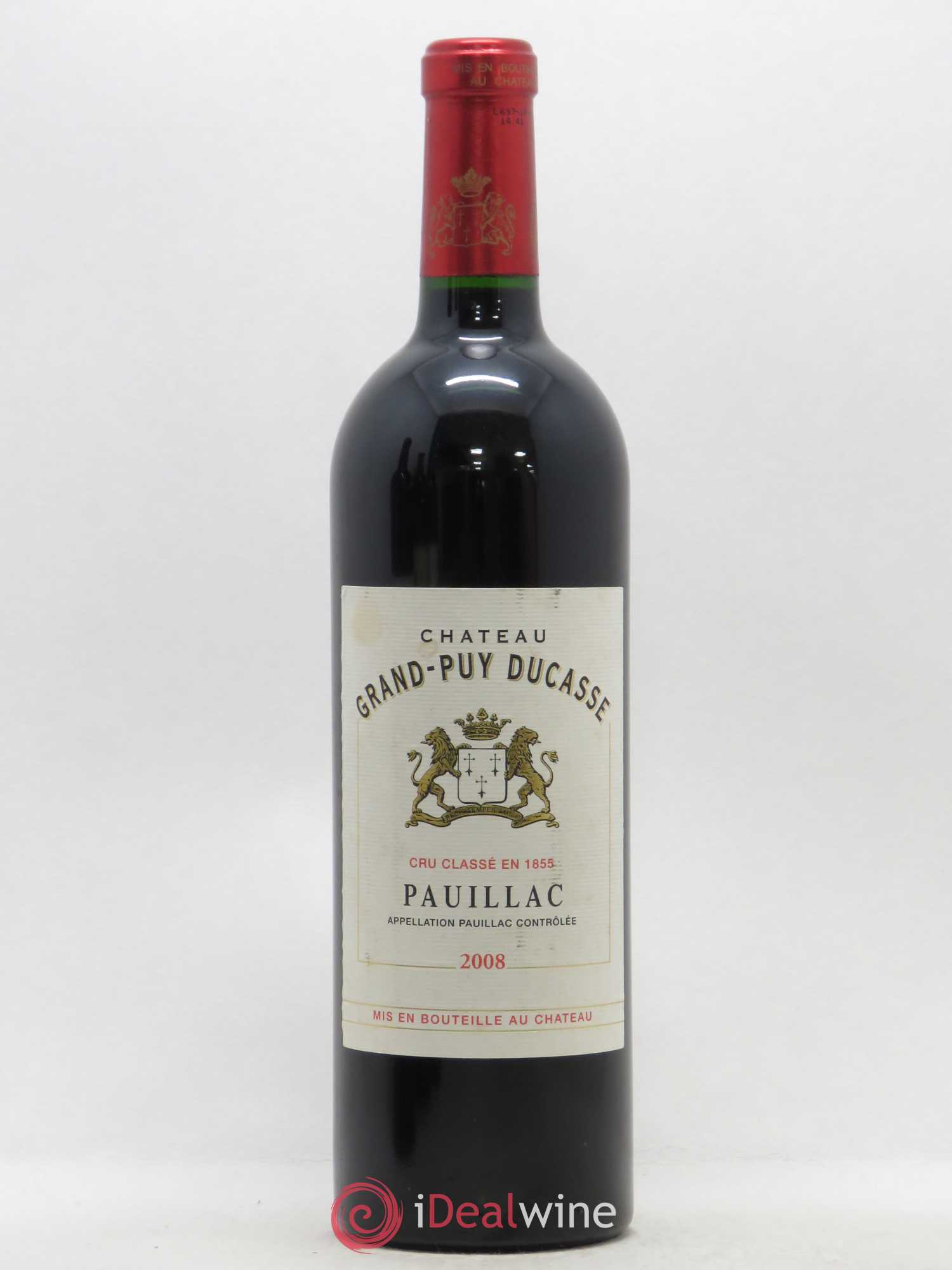 Château Grand Puy Ducasse 5ème Grand Cru Classé 2008 - Lot de 1 bouteille - 0