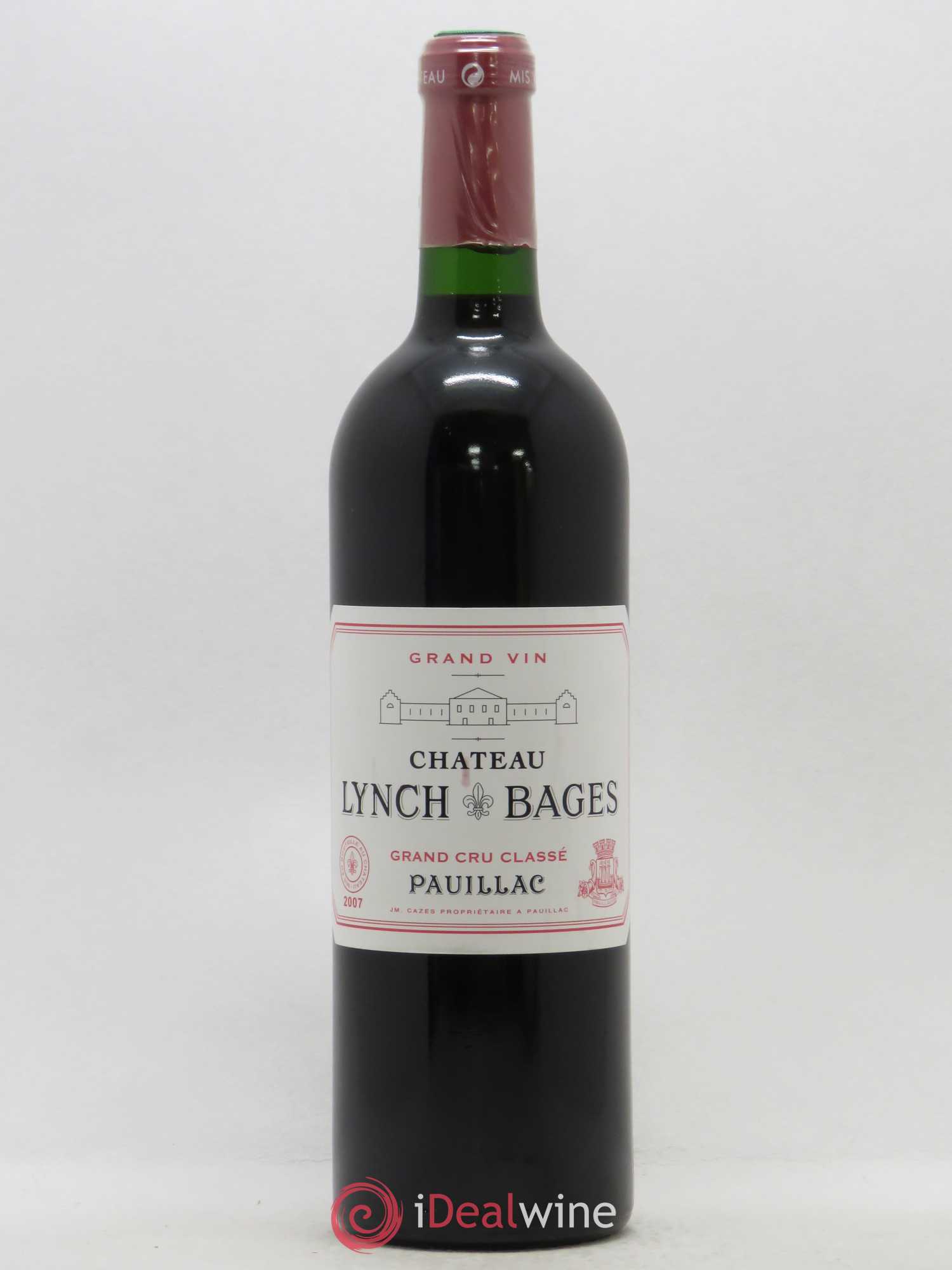 Château Lynch Bages 5ème Grand Cru Classé 2007 - Lot de 1 bouteille - 0