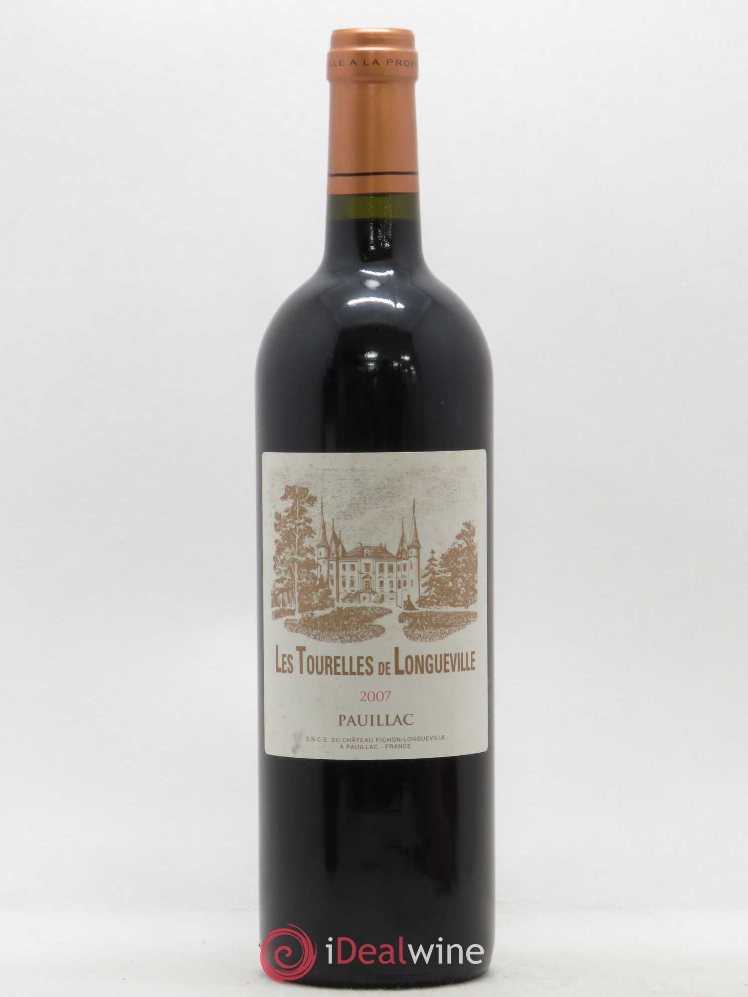 Les Tourelles de Longueville Second Vin 2007 - Lot de 1 bouteille - 0