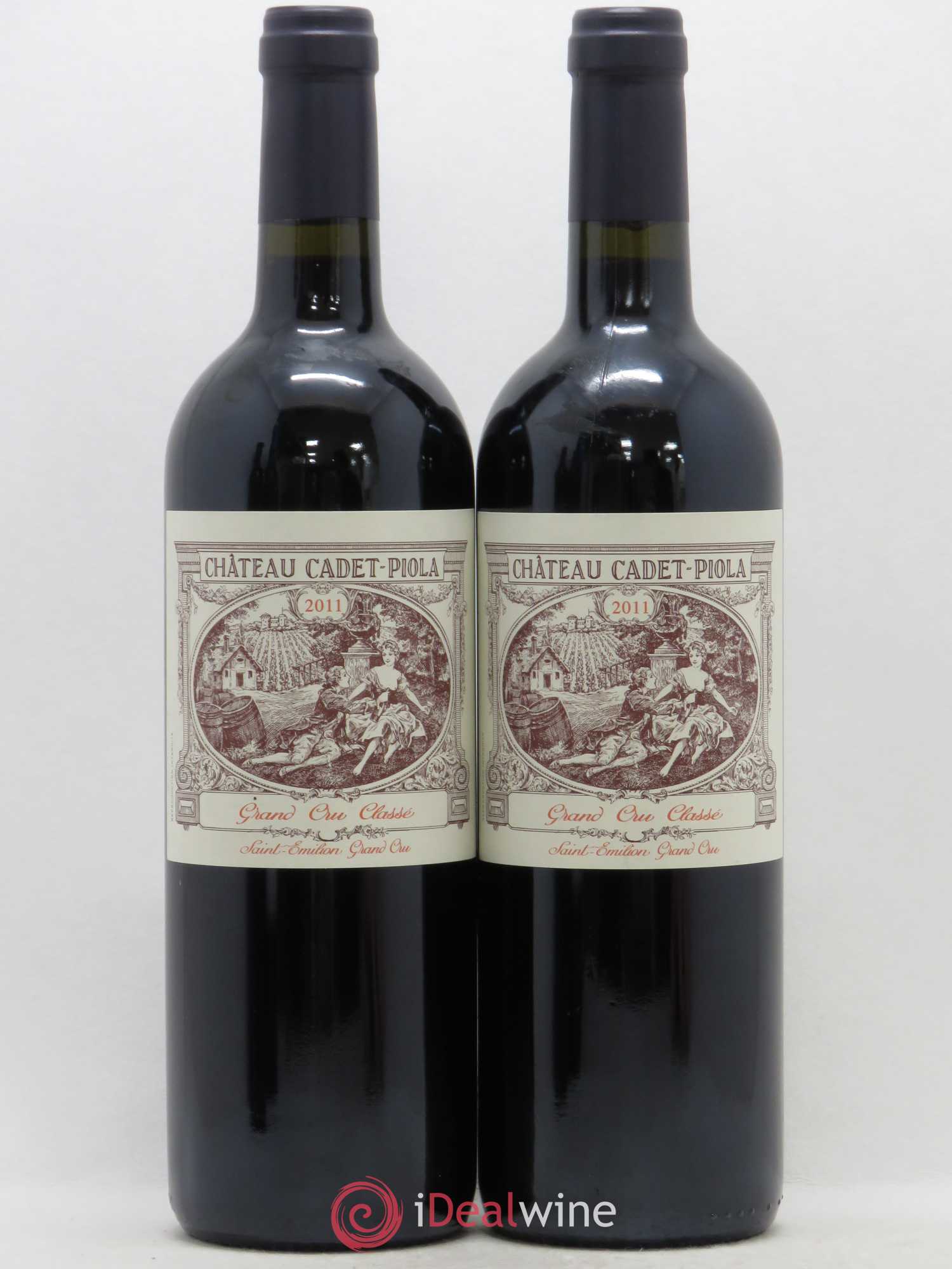 Château Cadet Piola Grand Cru Classé 2011 - Lot de 2 bouteilles - 0