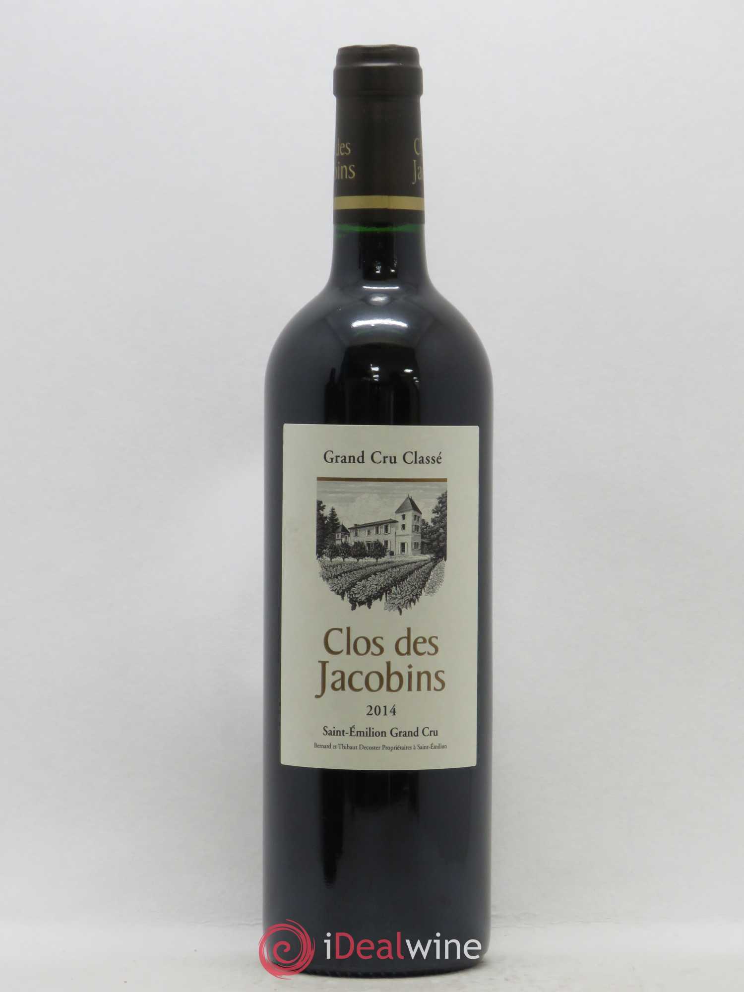 Château Clos des Jacobins Grand Cru Classé 2014 - Lot de 1 bouteille - 0