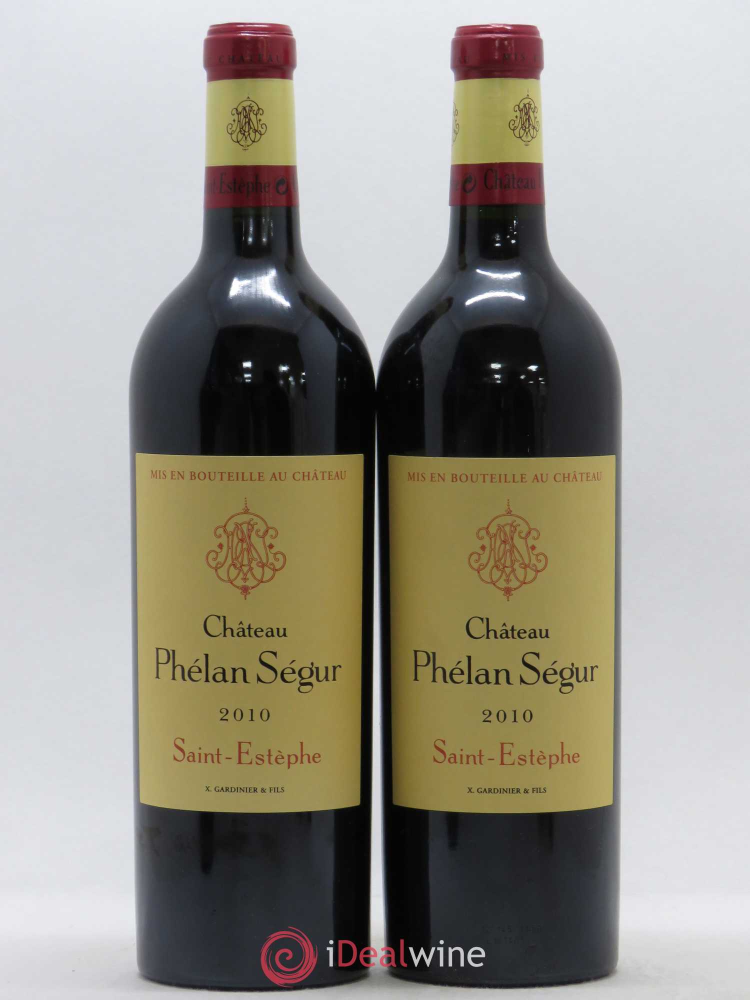 Château Phélan Ségur 2010 - Lot de 2 bouteilles - 0