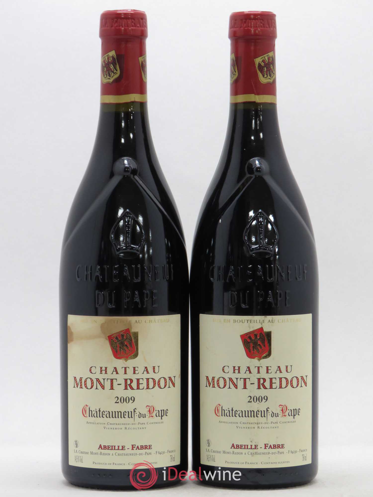 Châteauneuf-du-Pape Château Mont-Redon Famille Abeille-Fabre 2009 - Lot de 2 bouteilles - 0