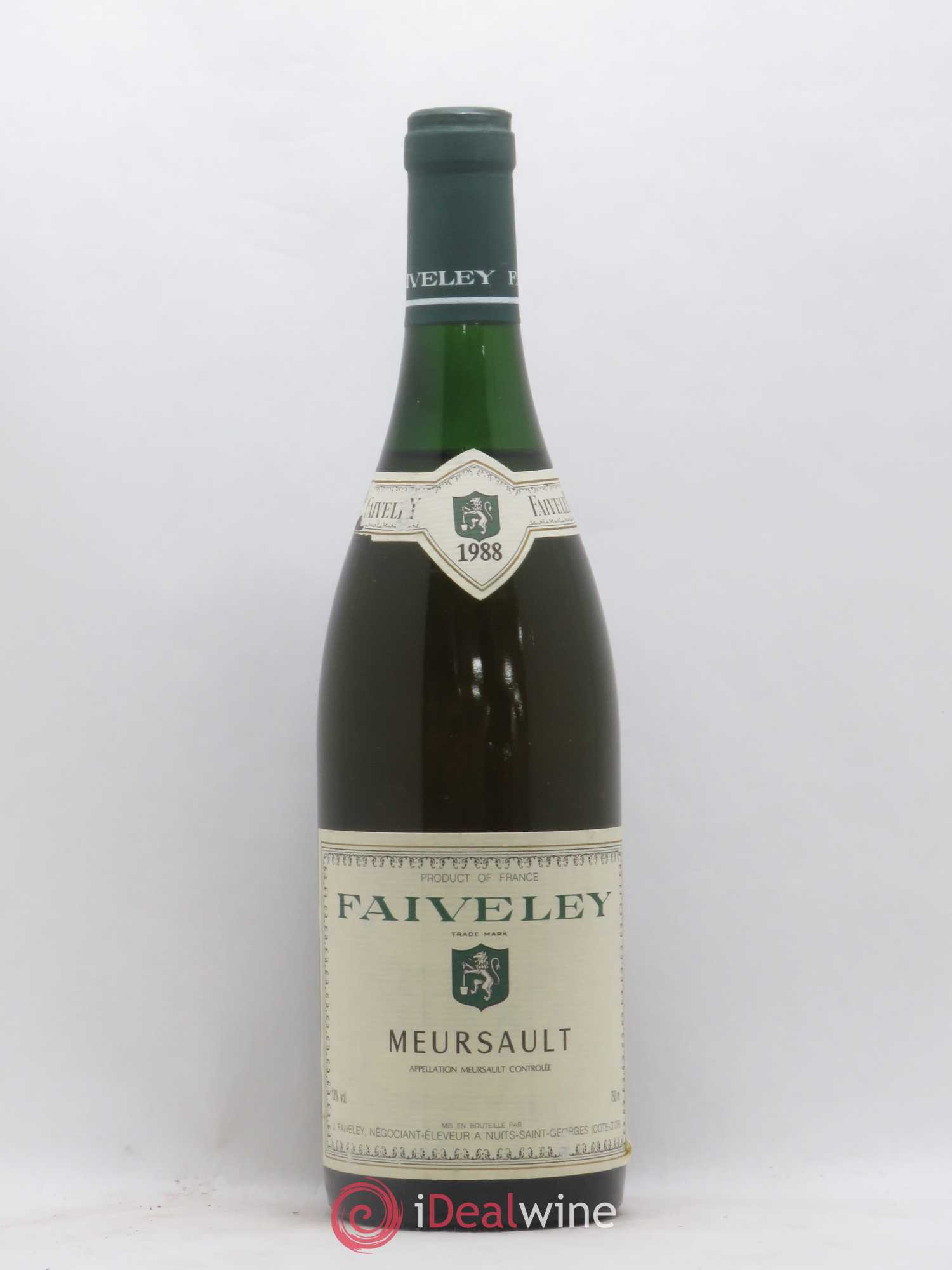 Meursault Faiveley 1988 - Lot de 1 bouteille - 0