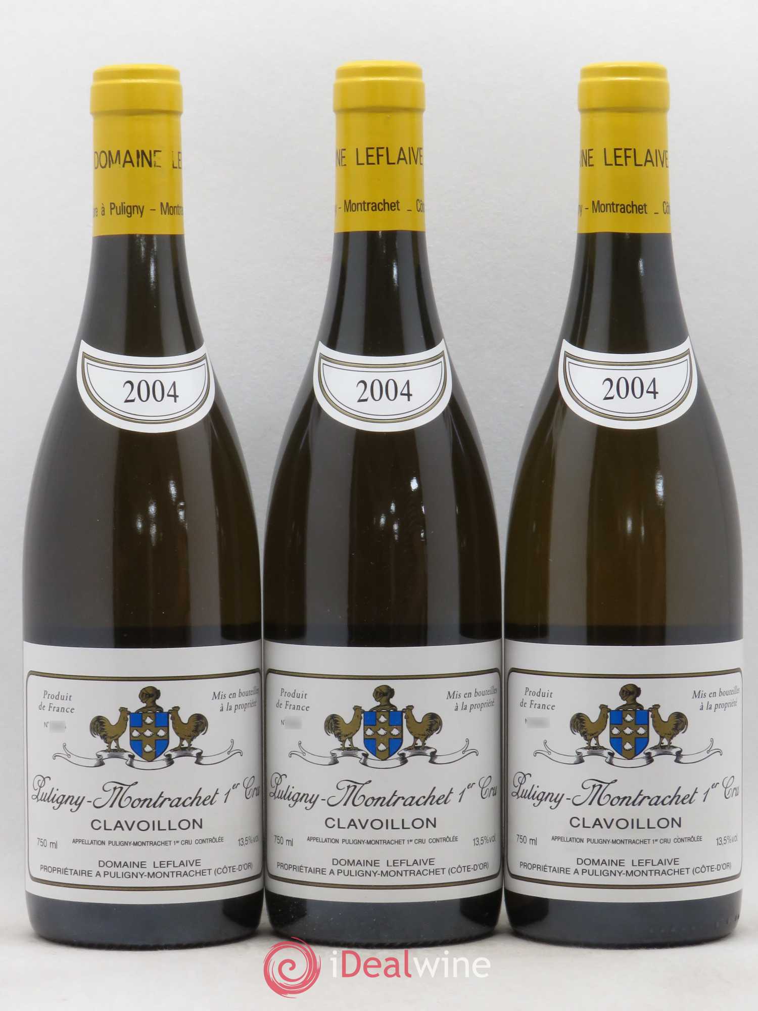 Puligny-Montrachet 1er Cru Clavoillon Leflaive (Domaine) 2004 - Lot de 6 bouteilles - 2