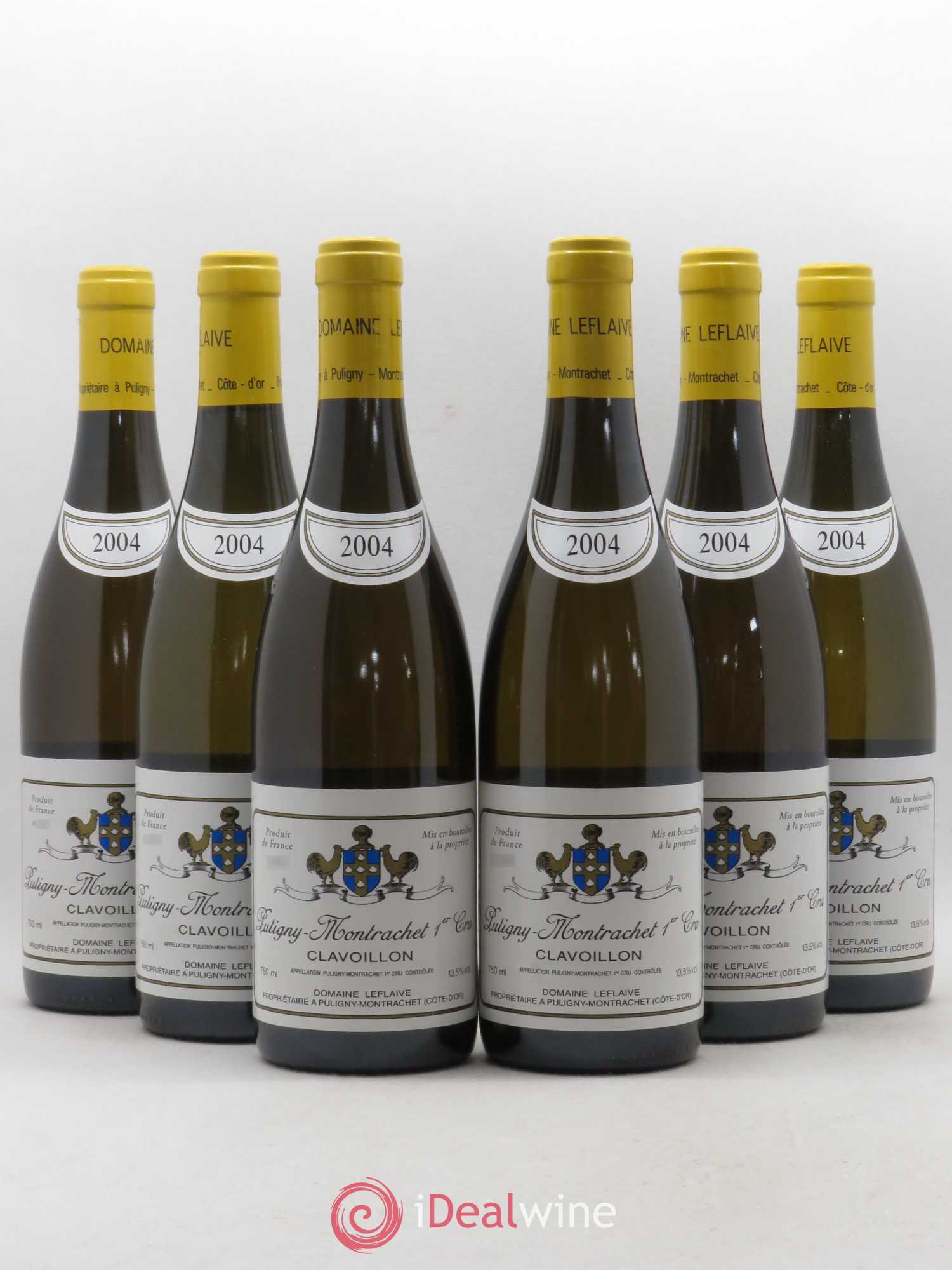 Puligny-Montrachet 1er Cru Clavoillon Leflaive (Domaine) 2004 - Lot de 6 bouteilles - 0