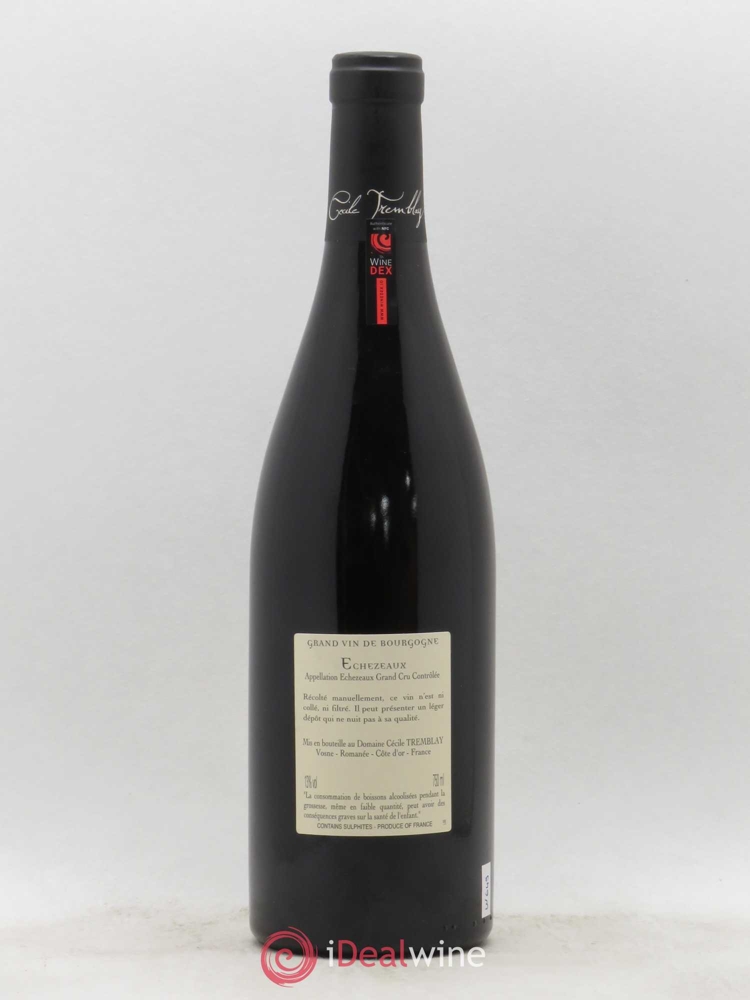 Echezeaux Grand Cru du dessus Cécile Tremblay 2014 - Lot de 1 bouteille - 1