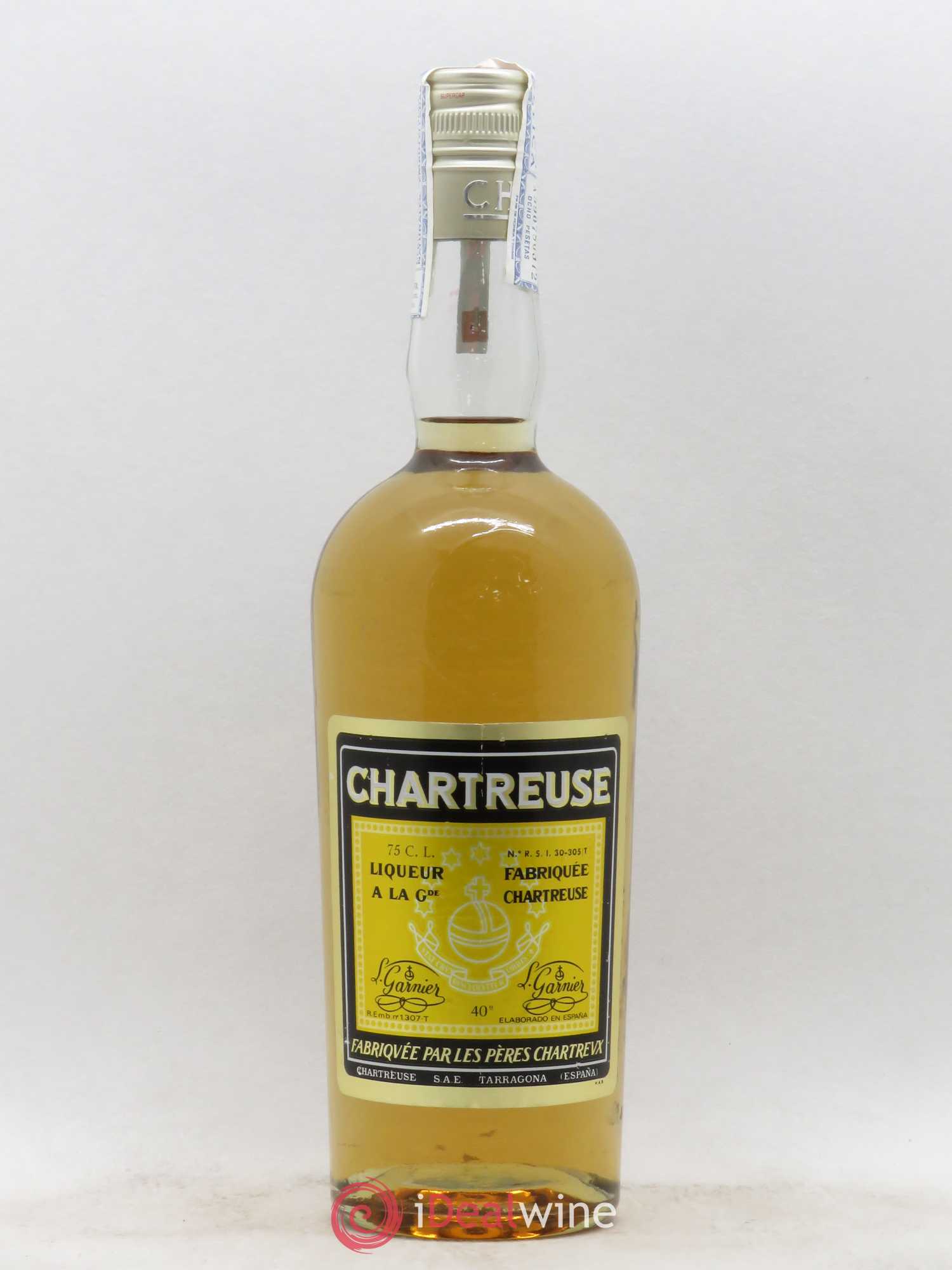 Chartreuse Tarragone Jaune Pères Chartreux période 1973 - 1985 - Lot de 1 bouteille - 0