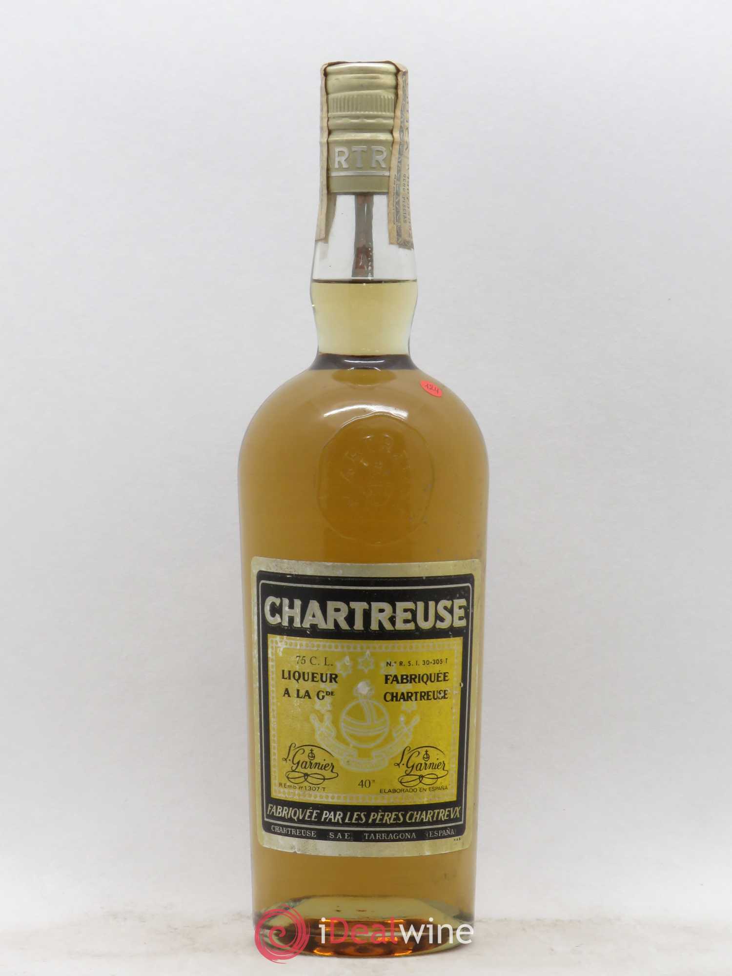 Chartreuse Tarragone Jaune Pères Chartreux période 1973 - 1985 - Lotto di 1 bottiglia - 0