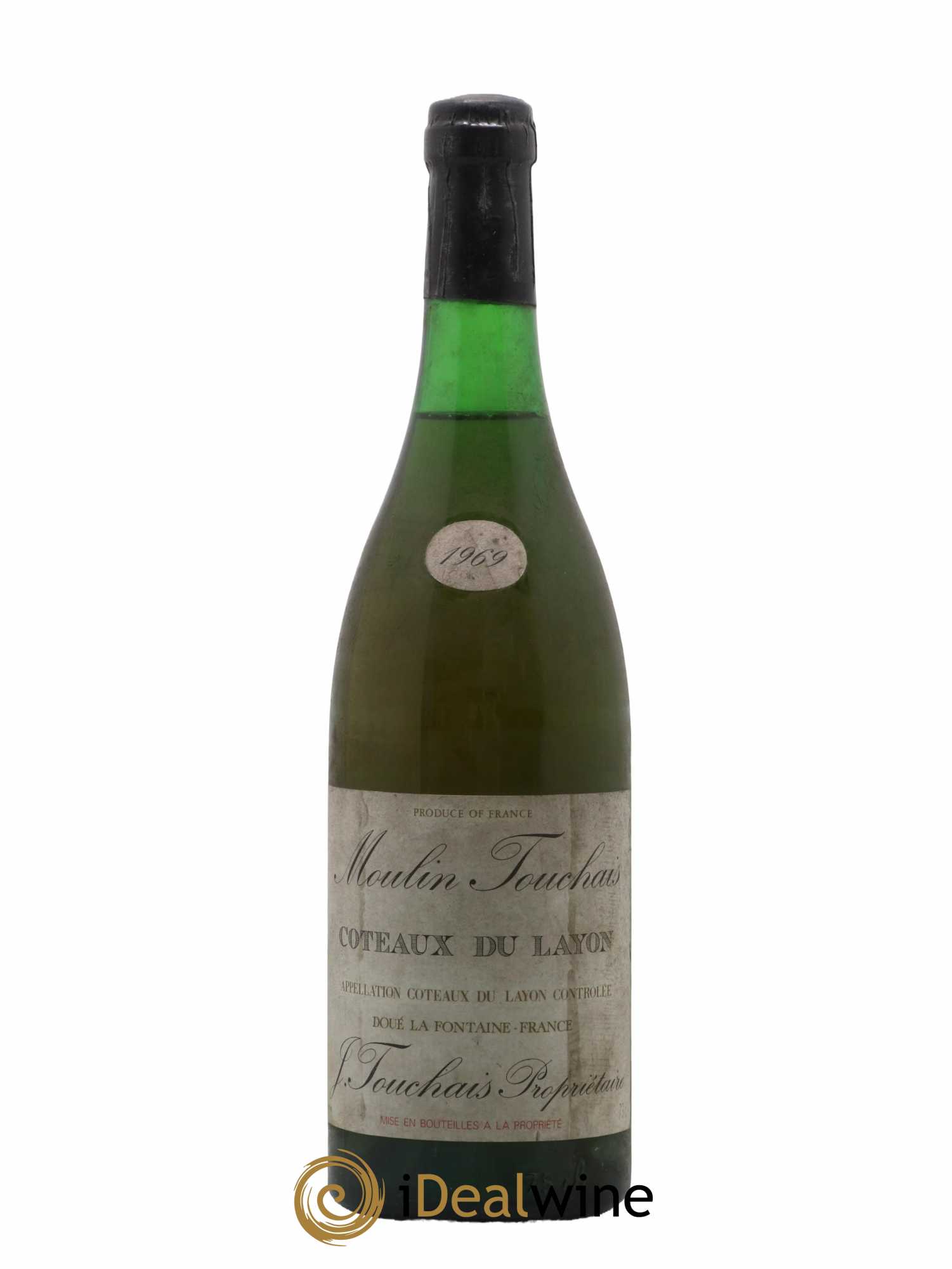 Coteaux du Layon Moulin Touchais 1969 - Lot of 1 bottle - 0