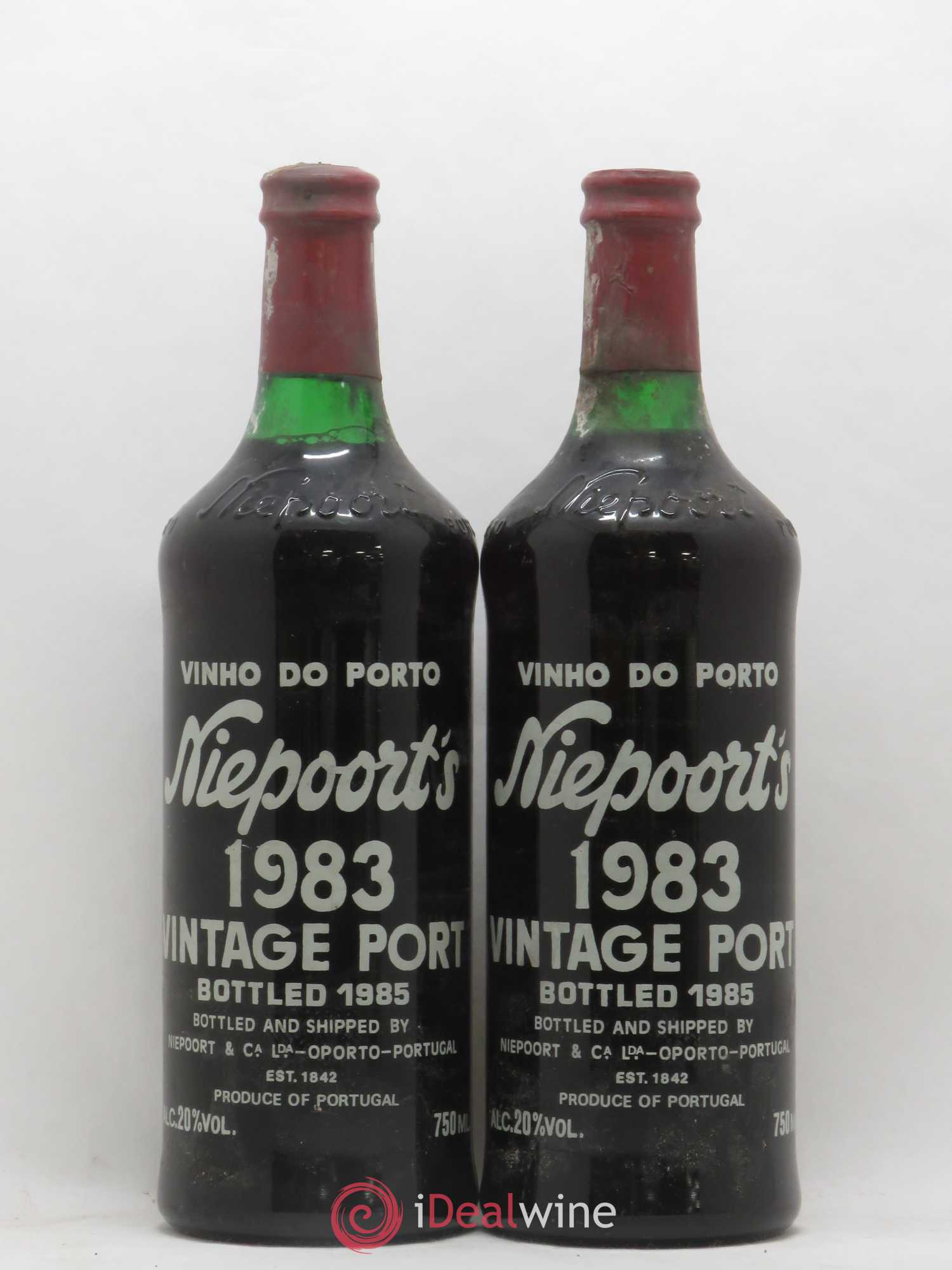 Porto Vintage Niepoort 1983 - Lot de 2 bouteilles - 0