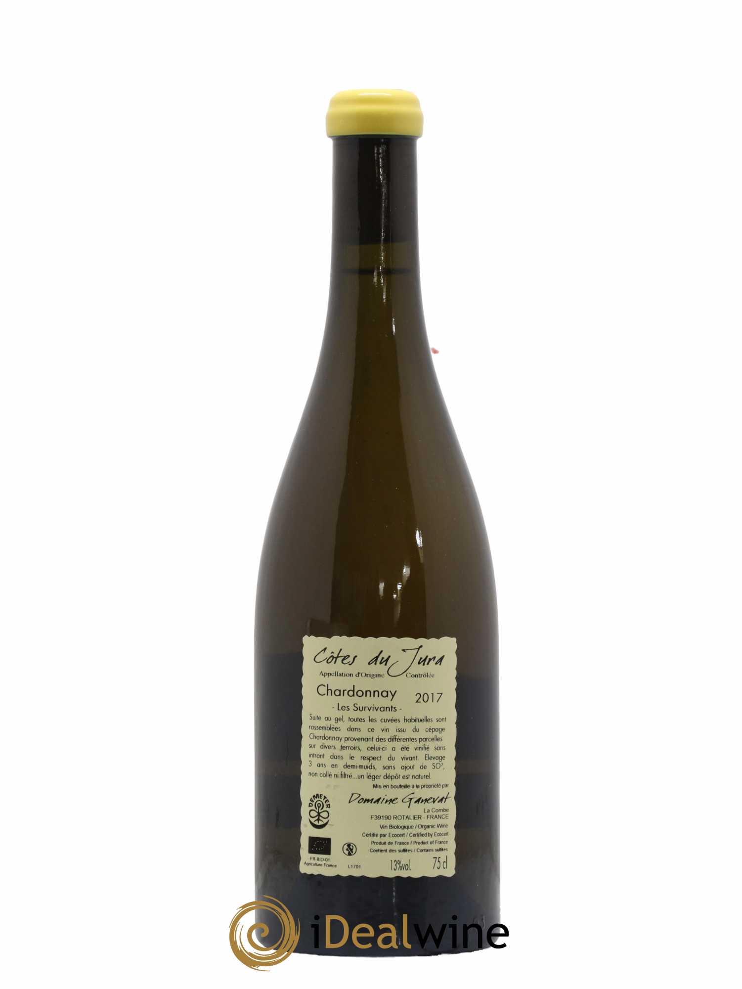 Côtes du Jura Les Survivants Jean-François Ganevat (Domaine) 2017 - Lot de 1 bouteille - 1
