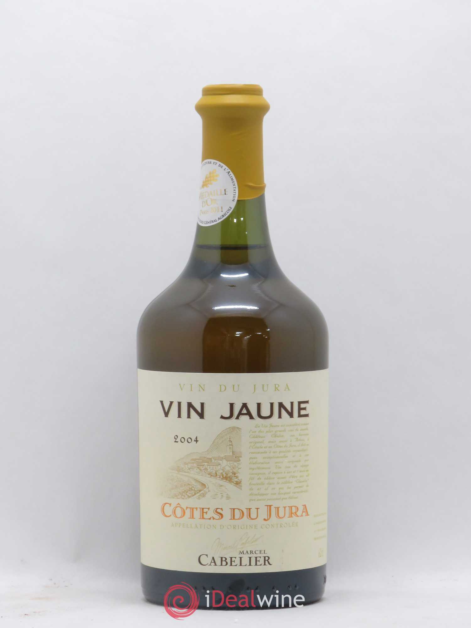 Côtes du Jura Vin Jaune Cabelier (sans prix de réserve) 2004 - Posten von 1 Flasche - 0