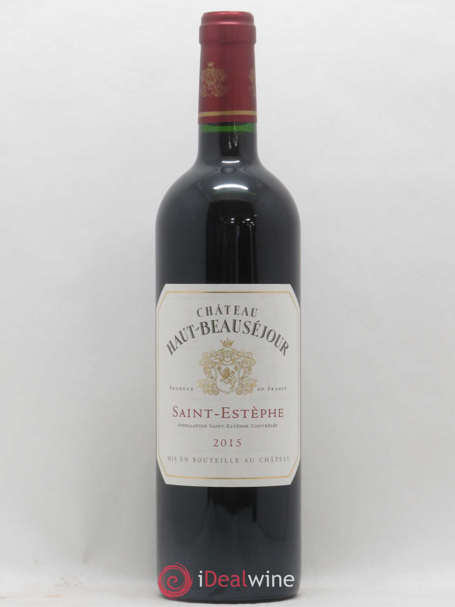 Château Haut Beauséjour Cru Bourgeois 2015 - Lot de 1 bouteille - 0