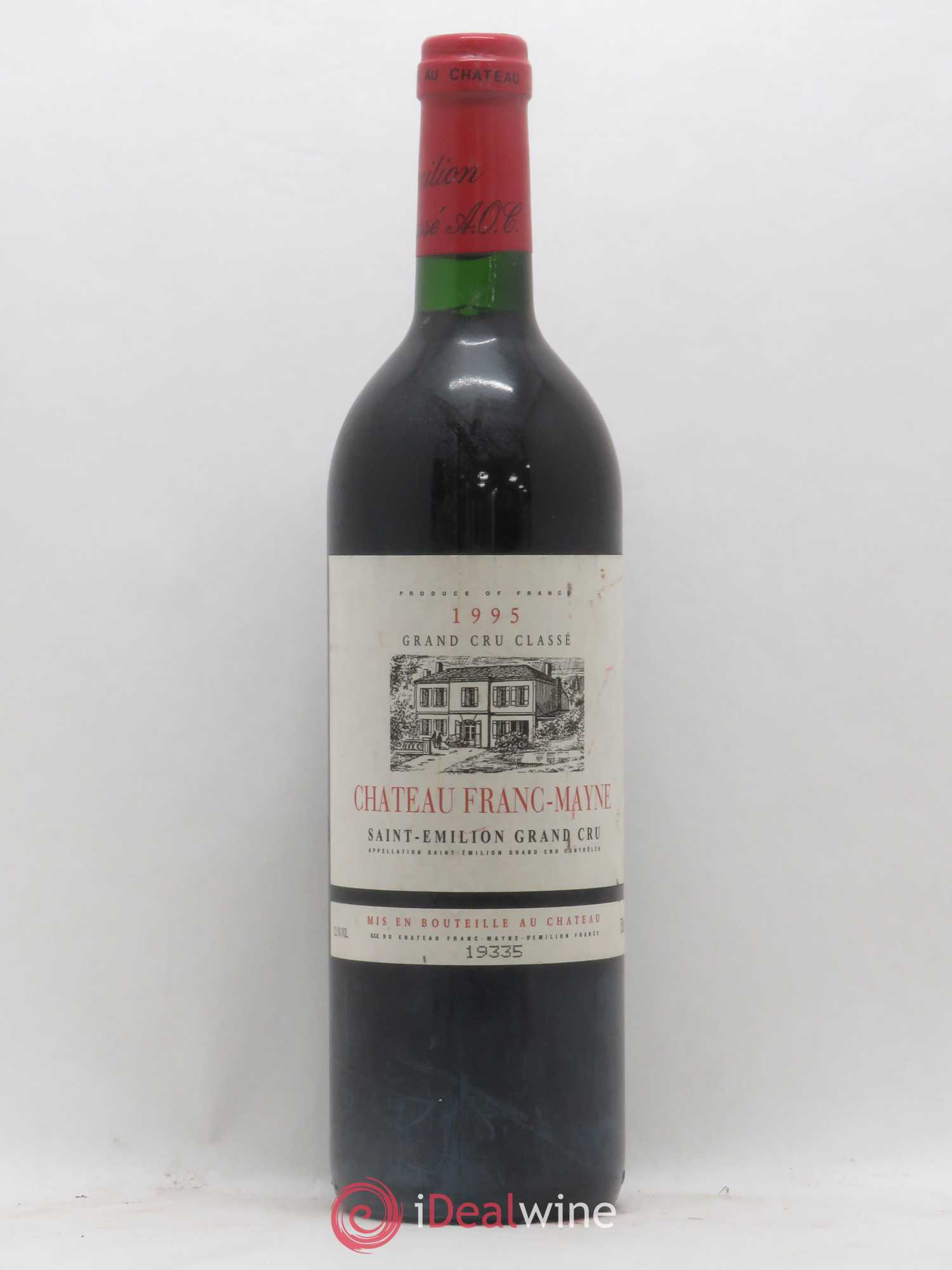 Château Franc Mayne Grand Cru Classé 1995 - Lot de 1 bouteille - 0