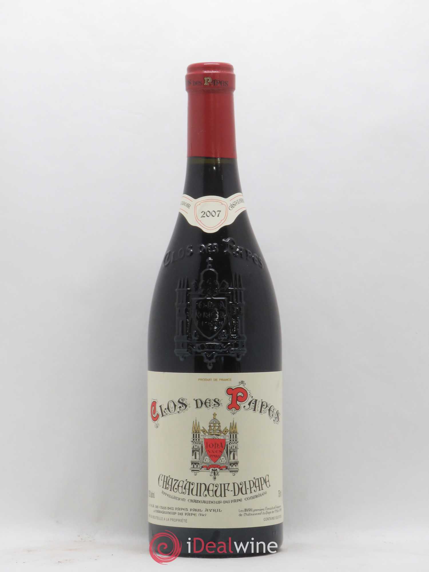Châteauneuf-du-Pape Clos des Papes - Paul Avril 2007 - Lot de 1 bouteille - 0