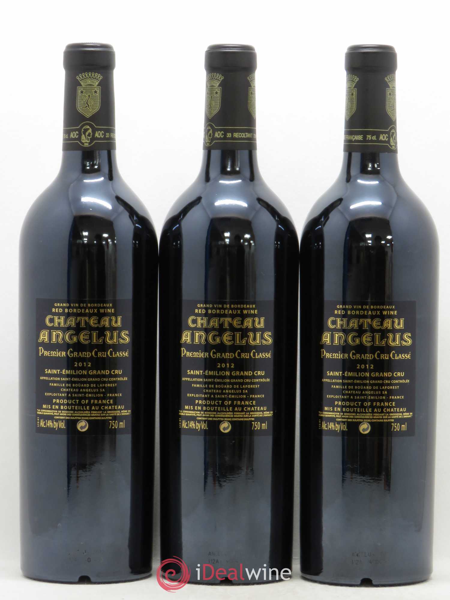 Château Angélus 1er Grand Cru Classé A 2012 - Lot de 12 bouteilles - 4