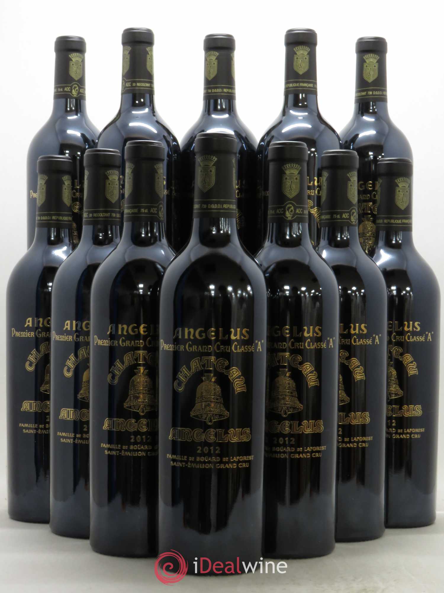 Château Angélus 1er Grand Cru Classé A 2012 - Lot de 12 bouteilles - 0