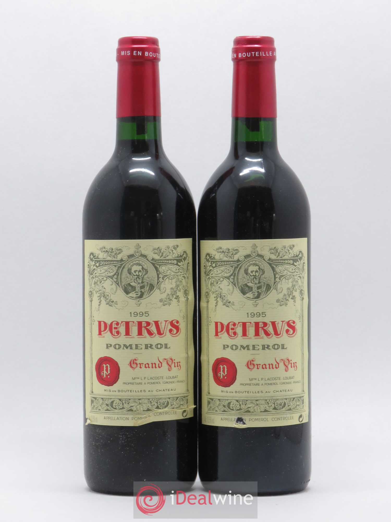 Petrus 1995 - Lot de 2 bouteilles - 0