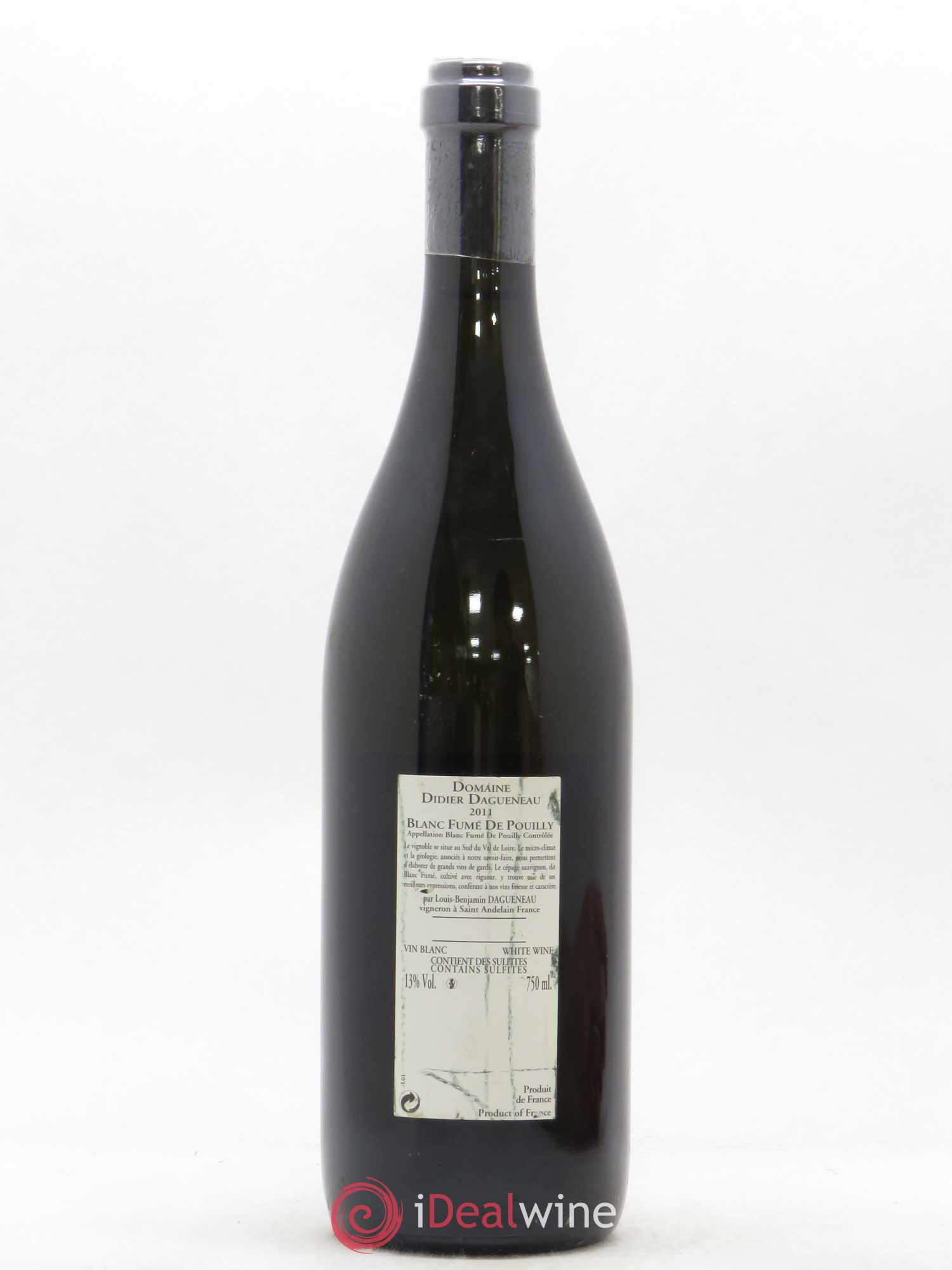 Vin de France (anciennement Pouilly-Fumé) Buisson Renard Dagueneau (Domaine Didier - Louis-Benjamin) 2011 - Lot de 1 bouteille - 1