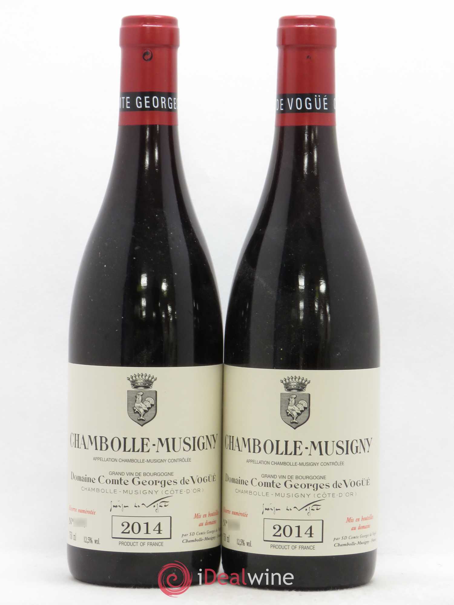 Chambolle-Musigny Comte Georges de Vogüé 2014 - Lot de 2 bouteilles - 0