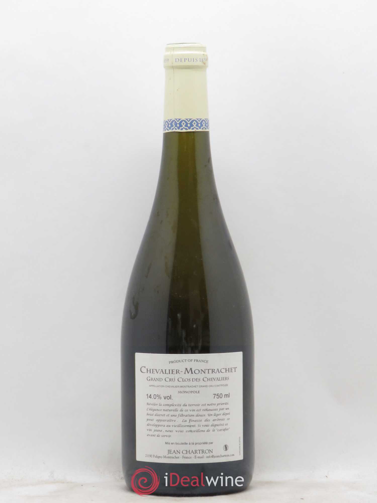 Chevalier-Montrachet Grand Cru Clos des Chevaliers Jean Chartron (Domaine) 2013 - Lot de 1 bouteille - 1