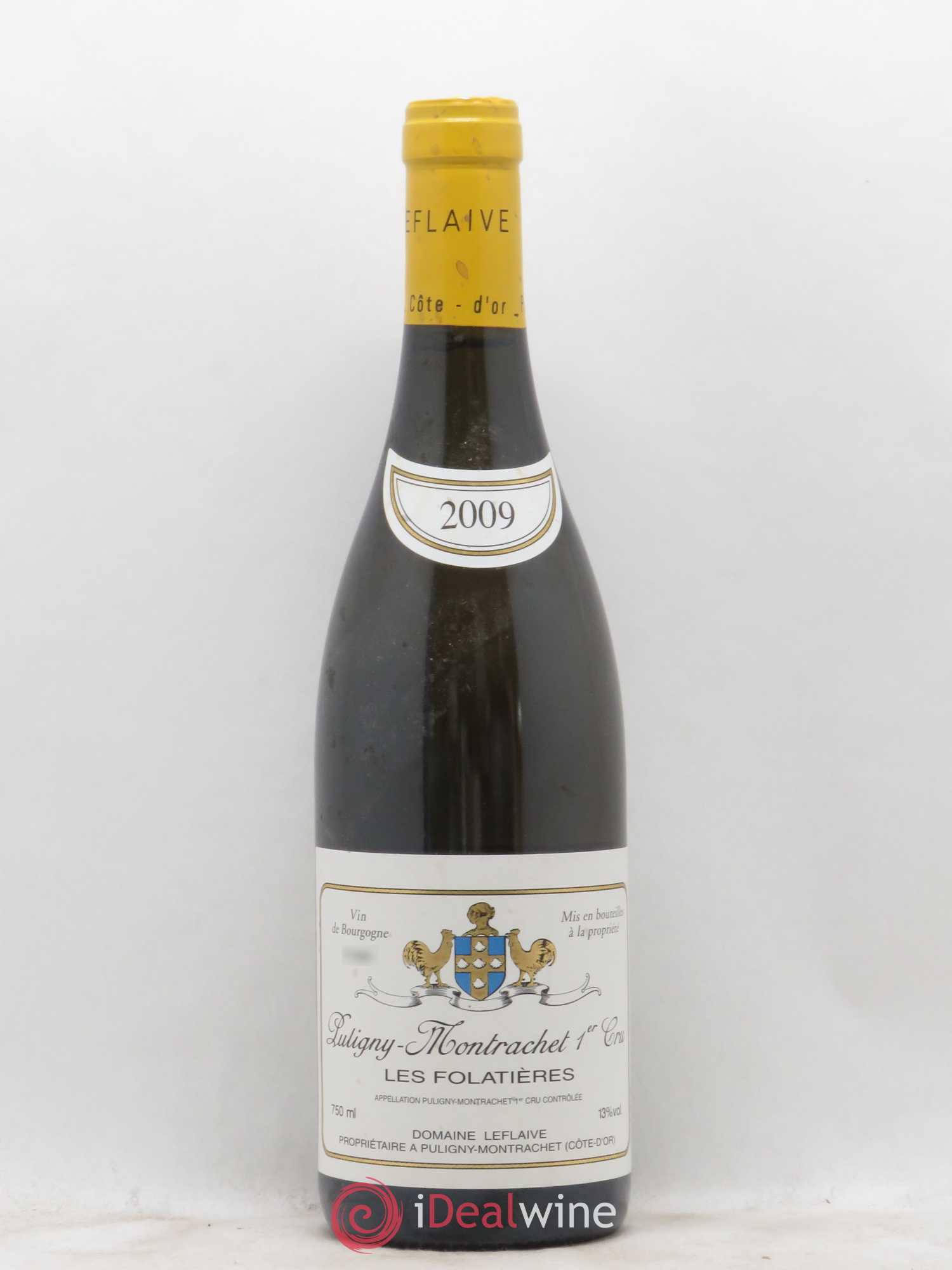 Puligny-Montrachet 1er Cru Les Folatières Leflaive (Domaine) 2009 - Lot de 1 bouteille - 0