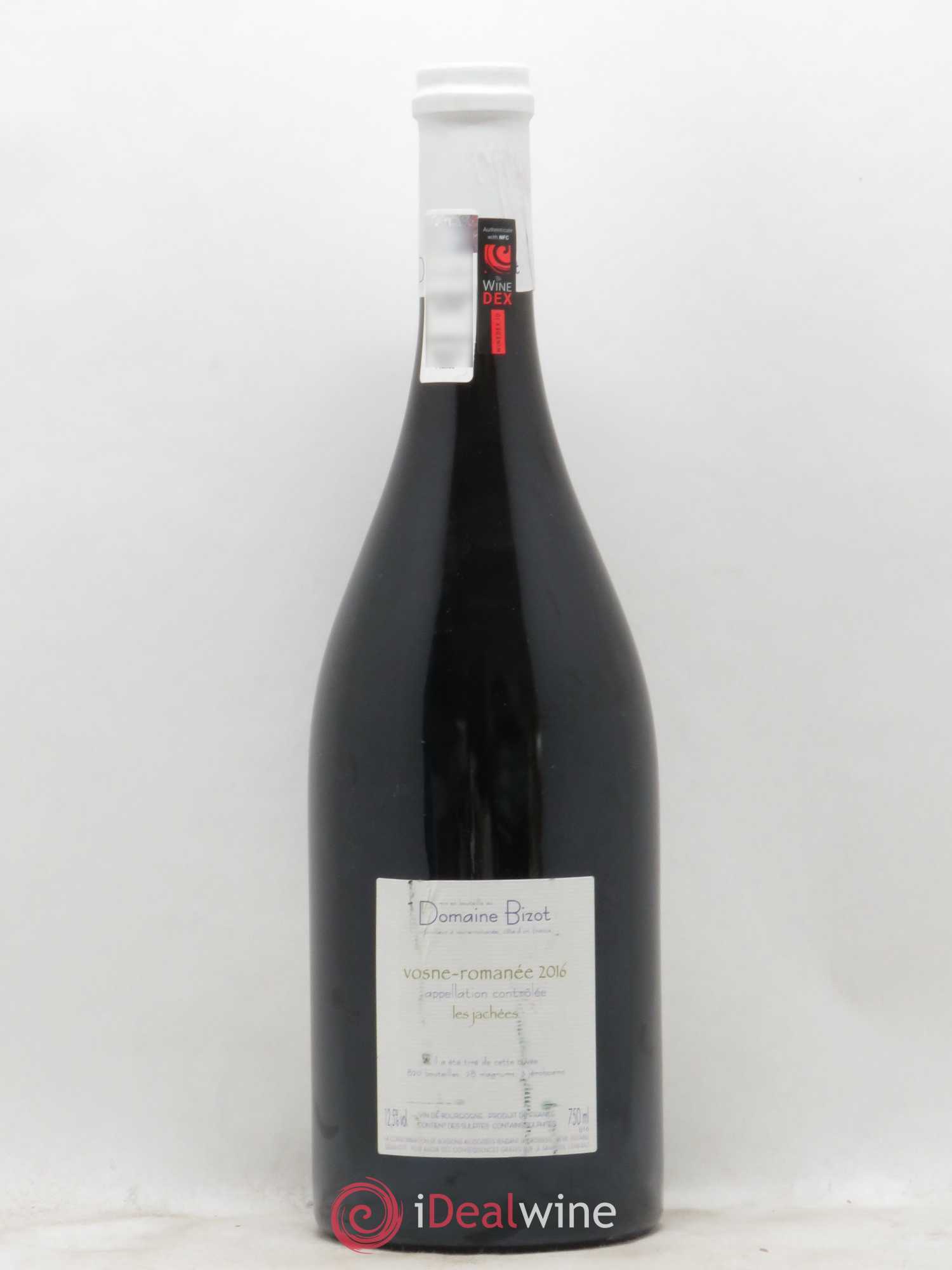 Vosne-Romanée Les Jachées Bizot (Domaine) 2016 - Lot de 1 bouteille - 1