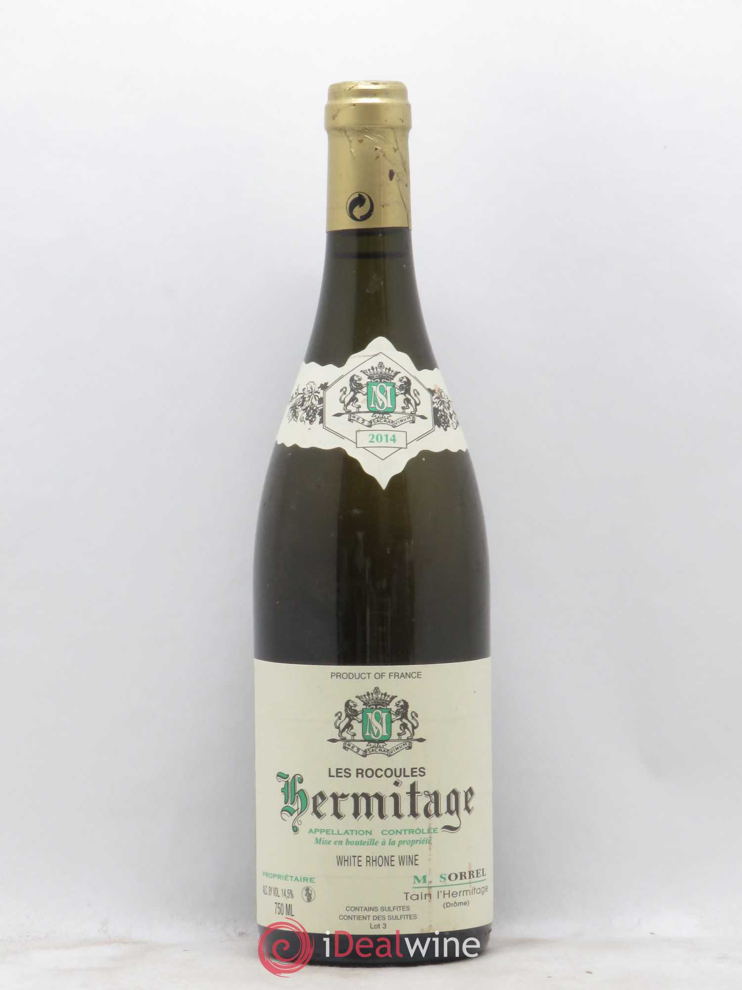 Hermitage Les Rocoules Marc Sorrel 2014 - Lot de 1 bouteille - 0