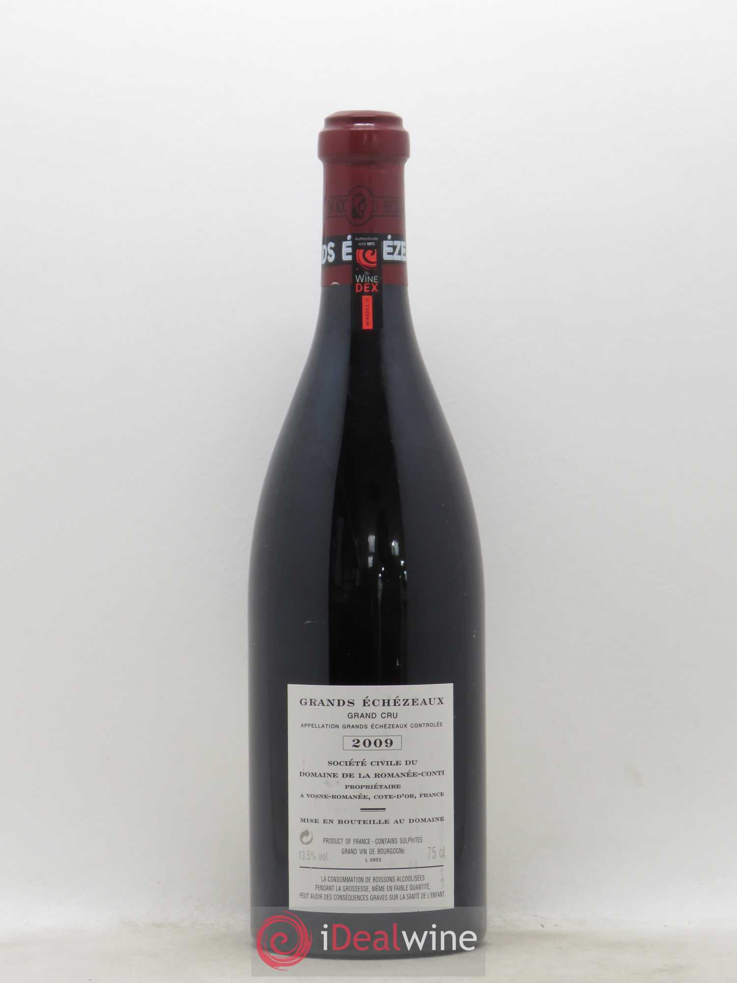 Grands-Echezeaux Grand Cru Domaine de la Romanée-Conti 2009 - Lot de 1 bouteille - 1