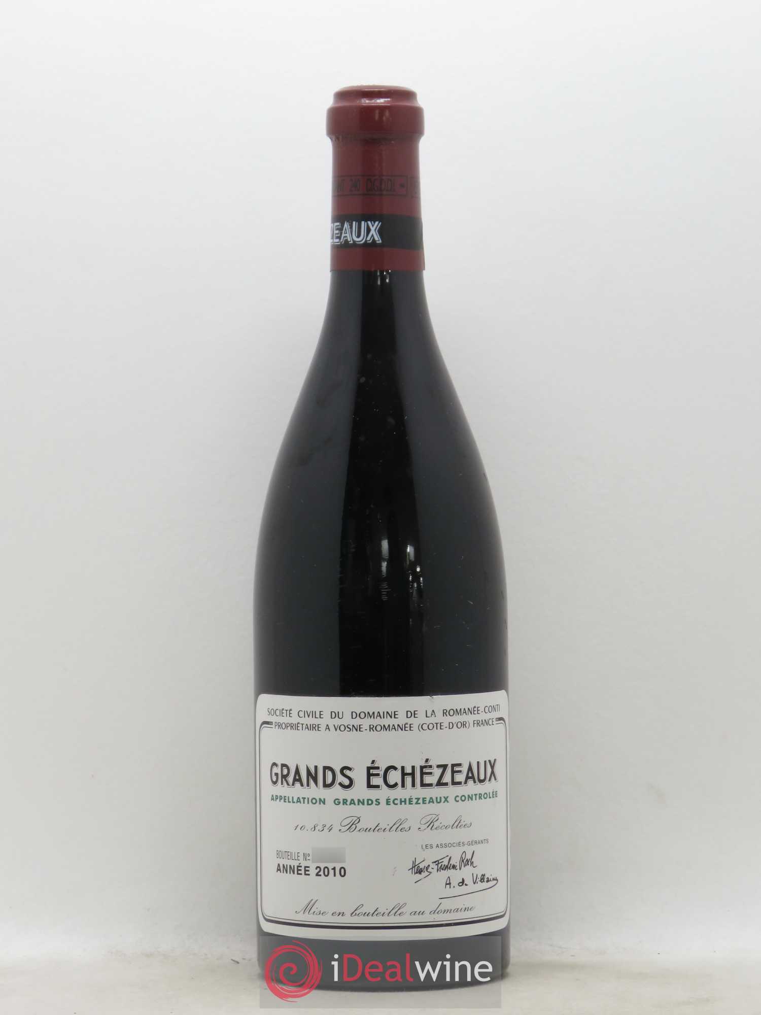 Grands-Echezeaux Grand Cru Domaine de la Romanée-Conti 2010 - Lot de 1 bouteille - 0