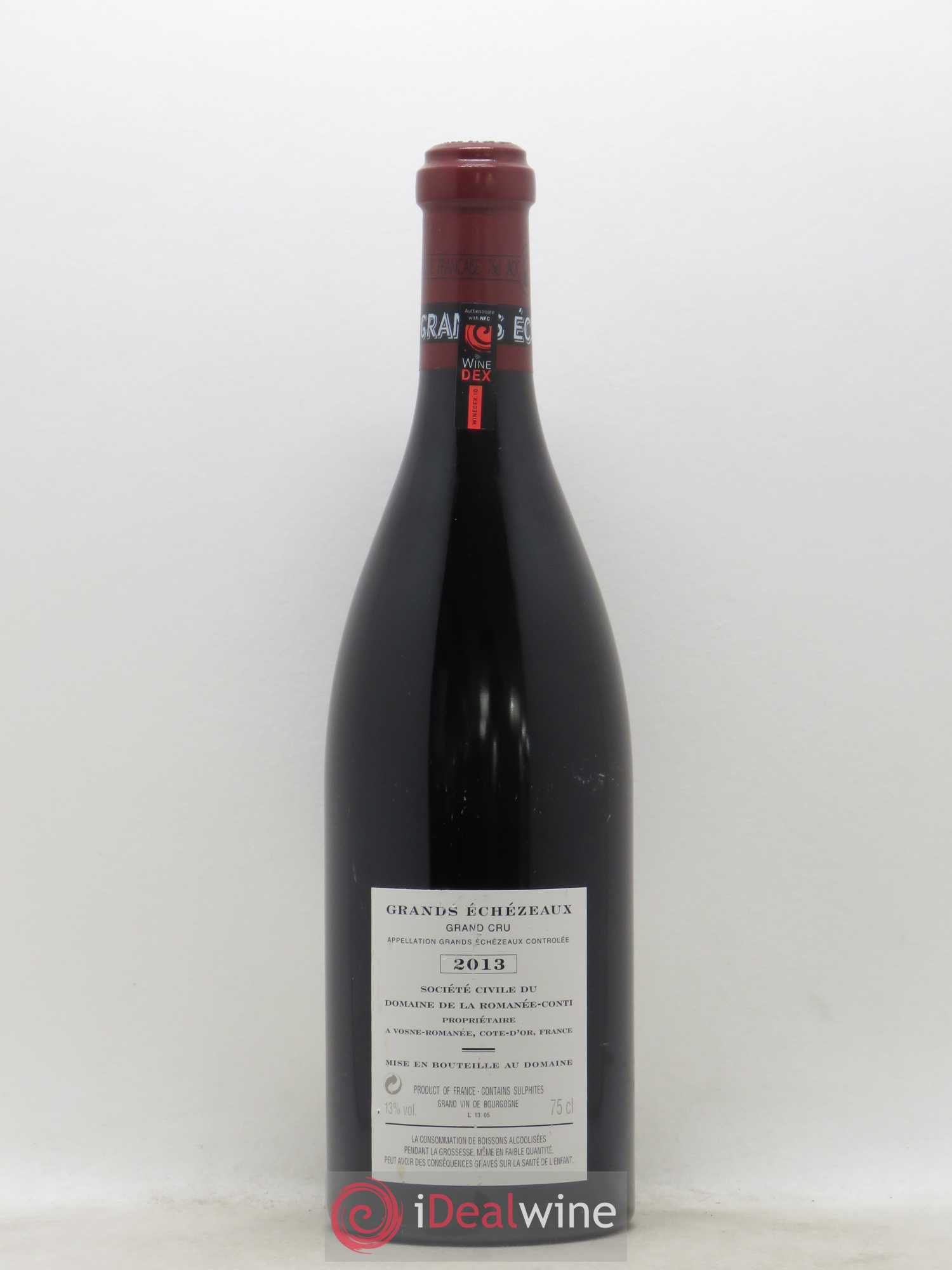 Grands-Echezeaux Grand Cru Domaine de la Romanée-Conti 2013 - Lot de 1 bouteille - 1