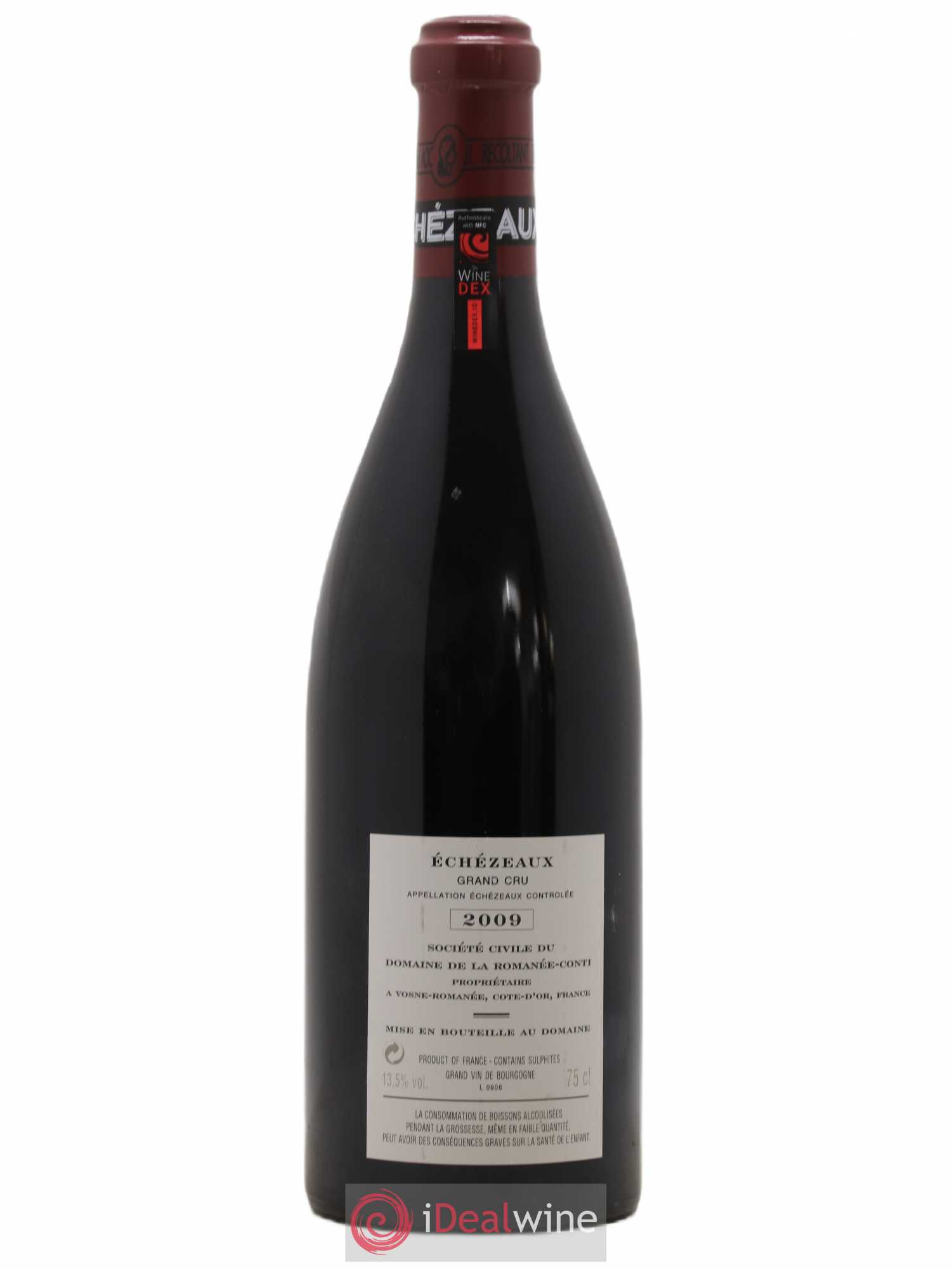 Echezeaux Grand Cru Domaine de la Romanée-Conti 2009 - Lot de 1 bouteille - 1