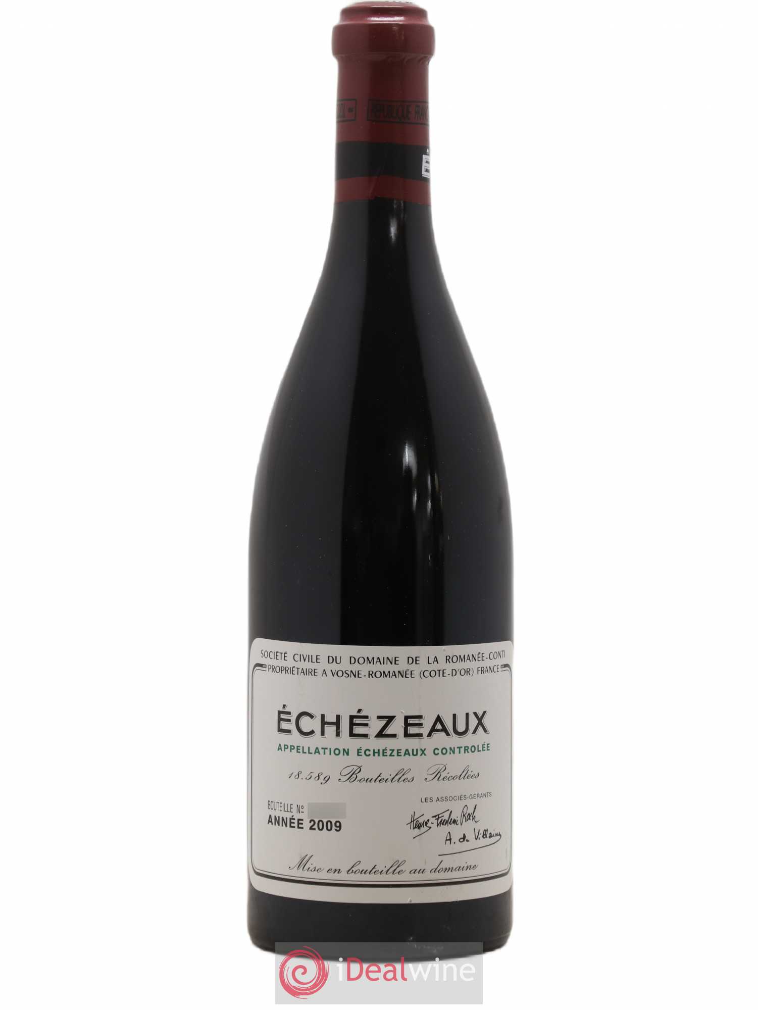 Echezeaux Grand Cru Domaine de la Romanée-Conti 2009 - Lot de 1 bouteille - 0