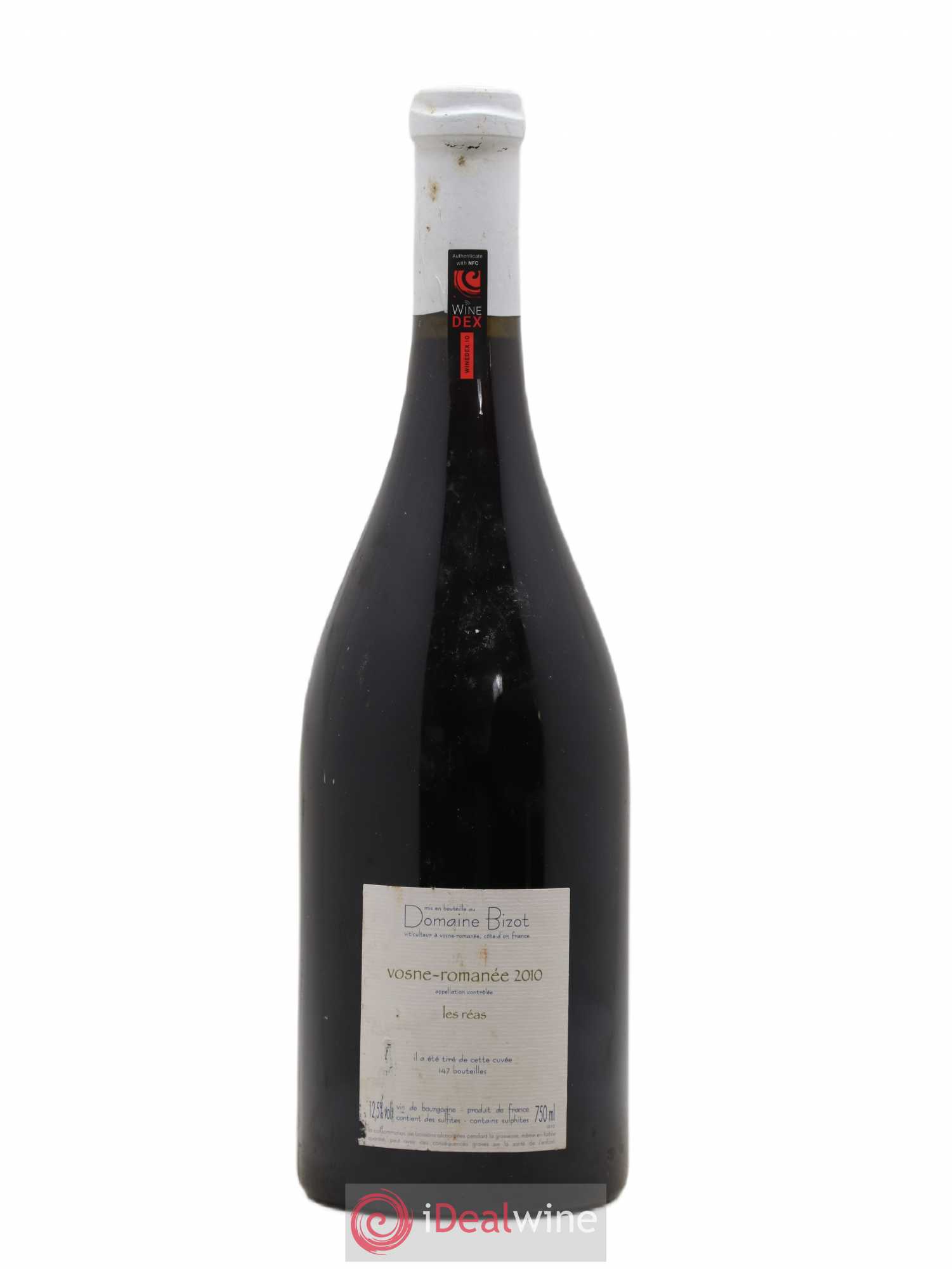 Vosne-Romanée Les Réas Bizot (Domaine) 2010 - Lot de 1 bouteille - 1