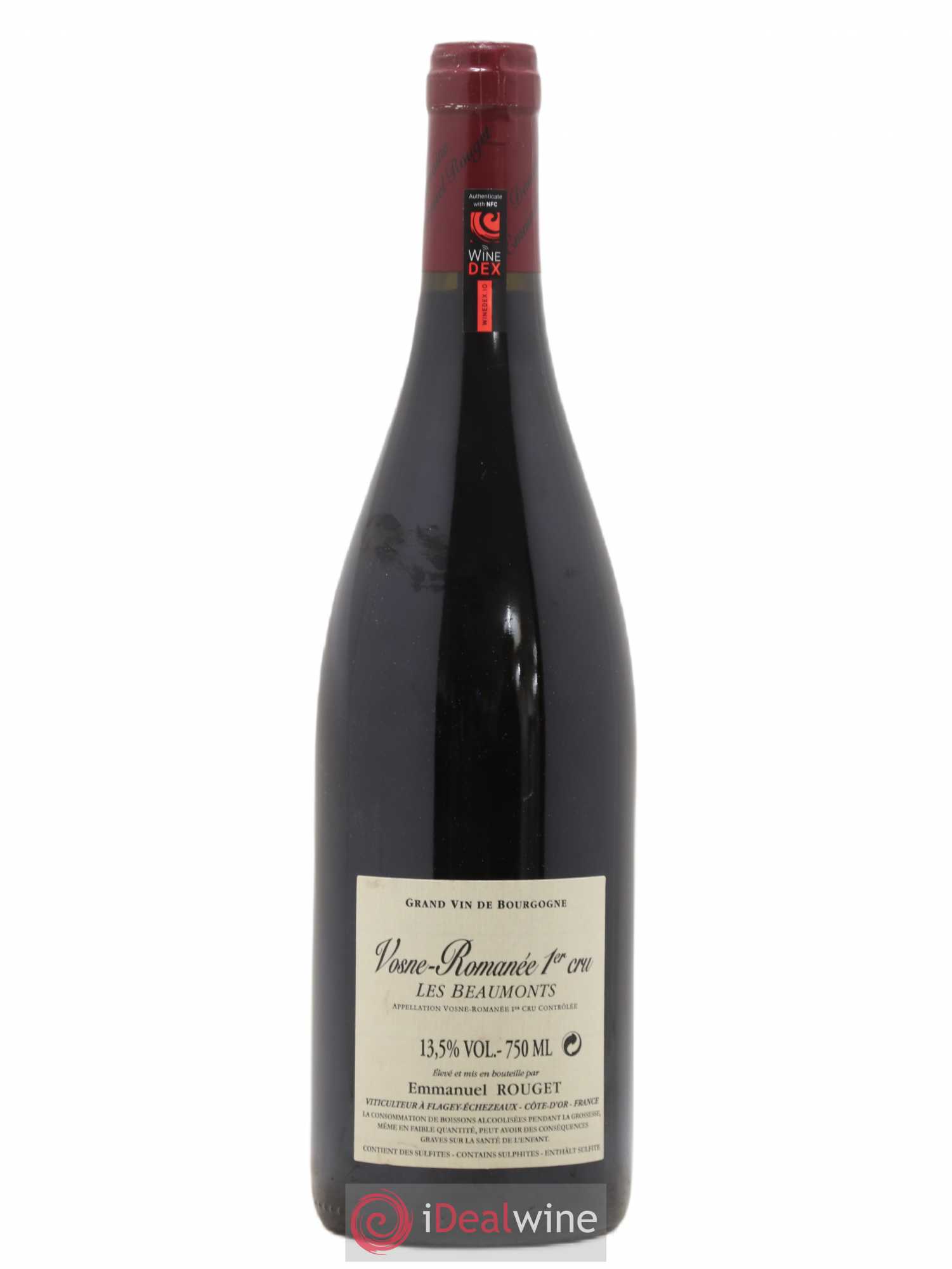 Vosne-Romanée 1er Cru Les Beaumonts Emmanuel Rouget 2014 - Lot de 1 bouteille - 1