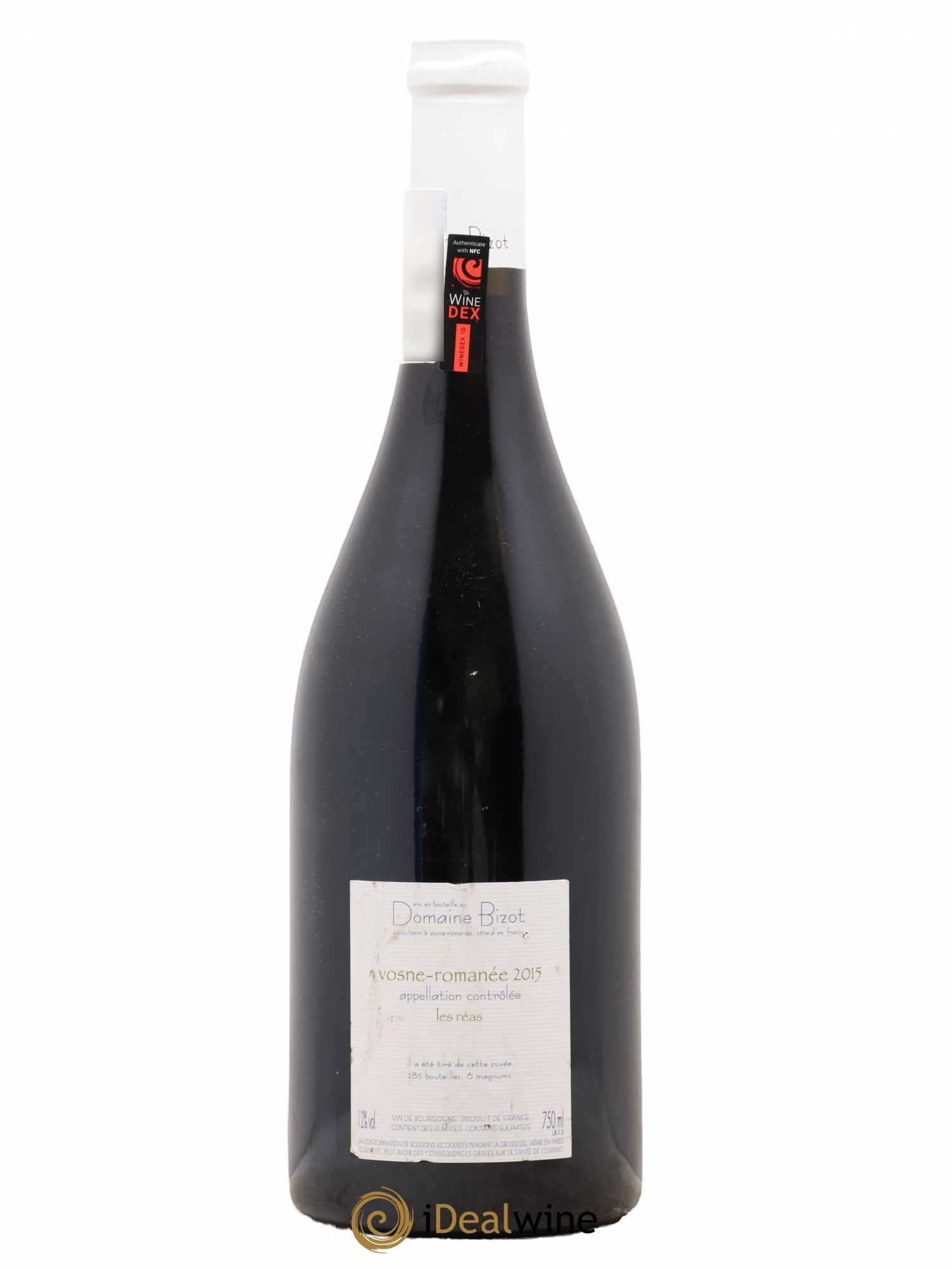 Vosne-Romanée Les Réas Bizot (Domaine) 2015 - Lot de 1 bouteille - 1