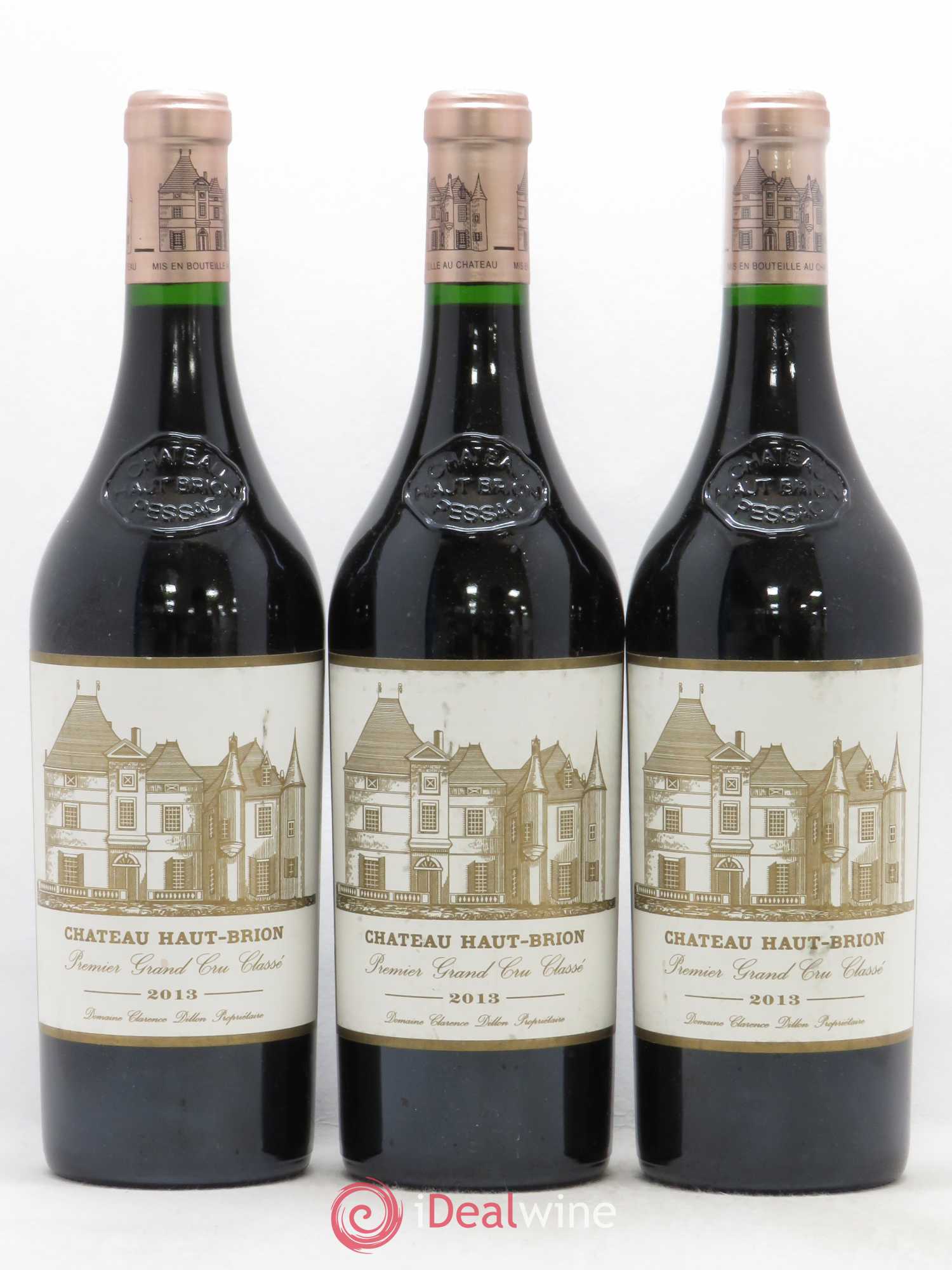 Château Haut Brion 1er Grand Cru Classé 2013 - Lot de 3 bouteilles - 0