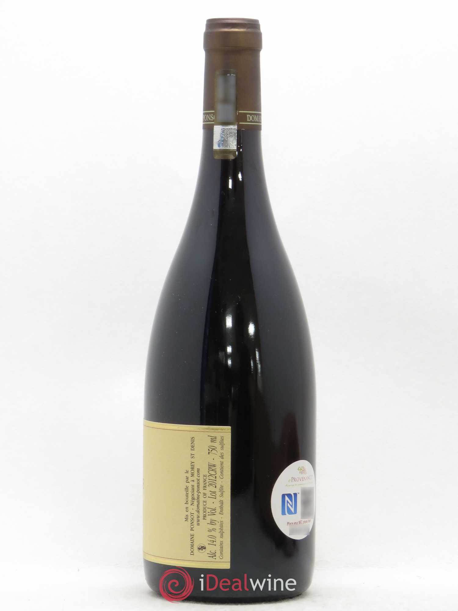 Clos de la Roche Grand Cru Vieilles Vignes Ponsot (Domaine) 2012 - Lot de 1 bouteille - 1