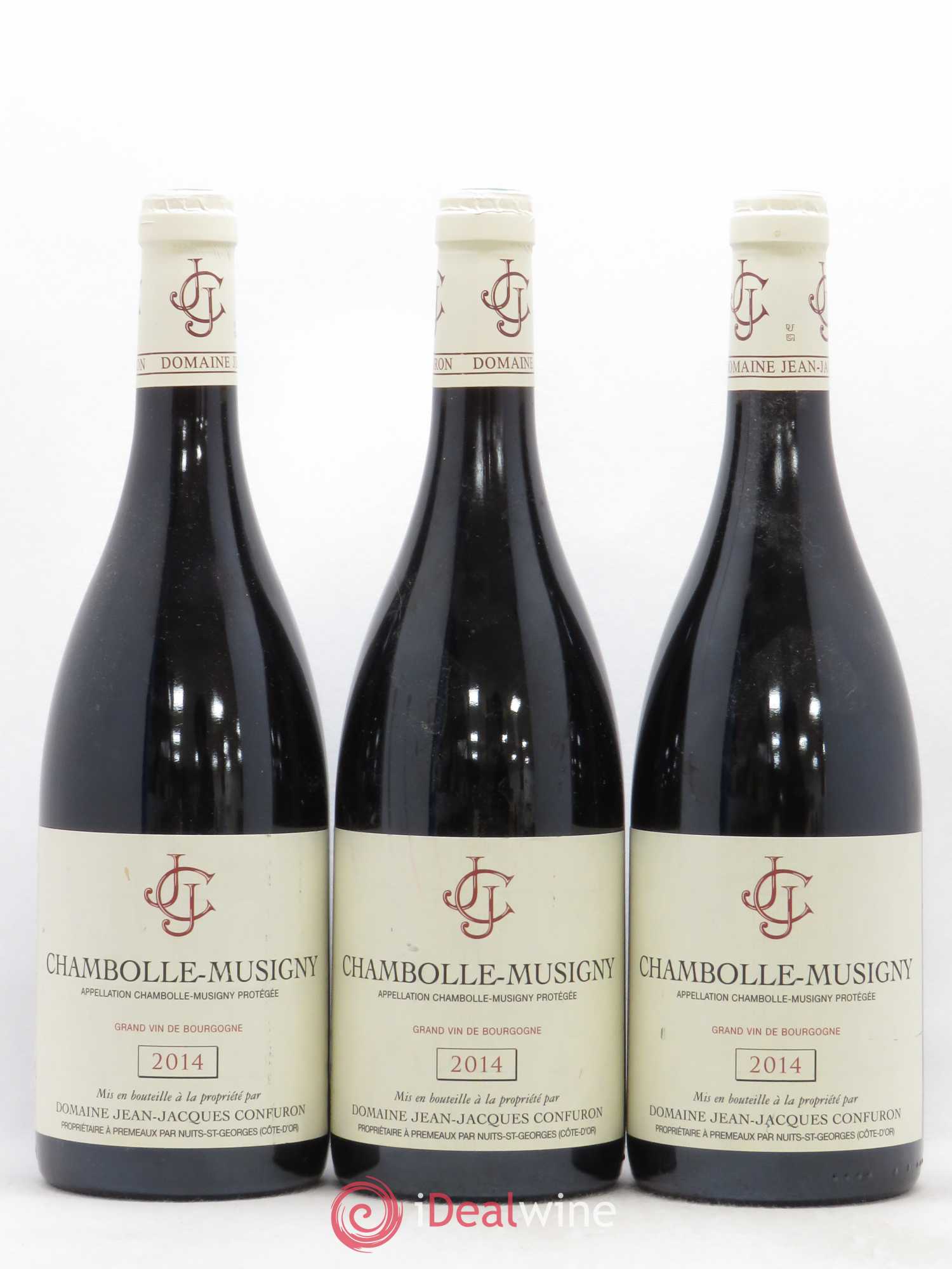 Chambolle-Musigny Jean-Jacques Confuron 2014 - Lot de 3 bouteilles - 0