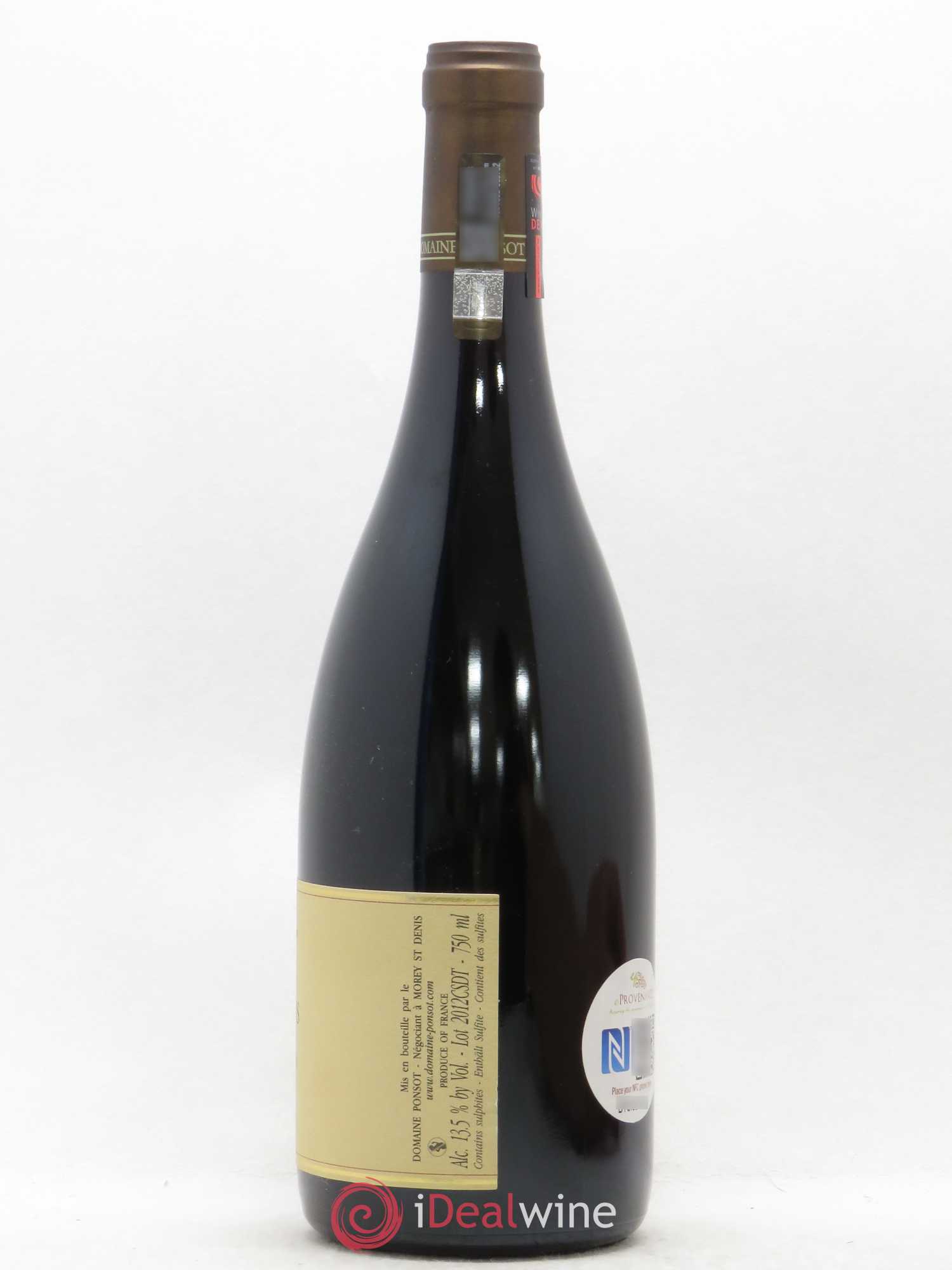 Clos Saint-Denis Très vieilles vignes Ponsot (Domaine) 2012 - Posten von 1 Flasche - 2