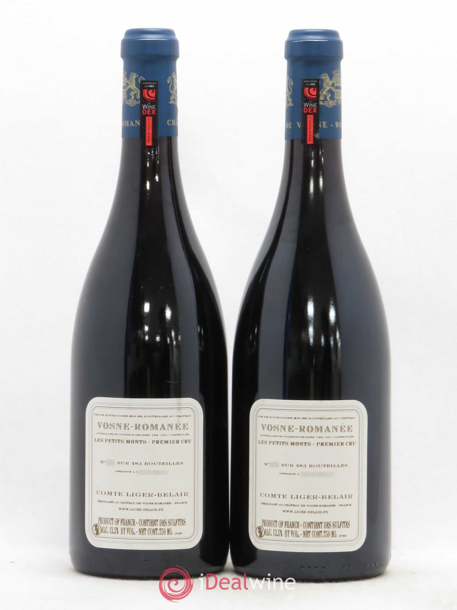 Vosne-Romanée 1er Cru Les Petits Monts Domaine du Comte Liger Belair 2009 - Posten von 2 Flaschen - 1