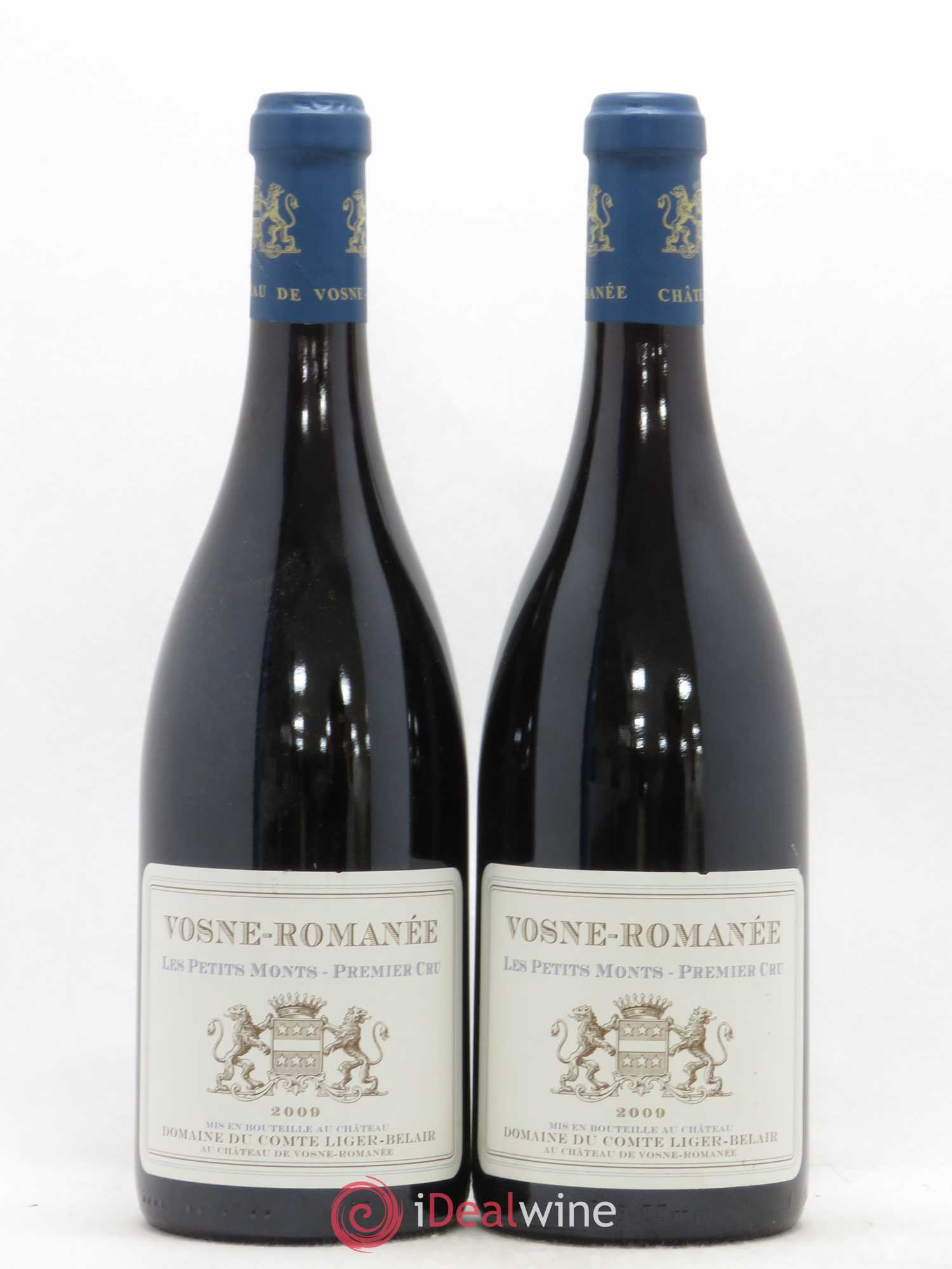 Vosne-Romanée 1er Cru Les Petits Monts Domaine du Comte Liger Belair 2009 - Posten von 2 Flaschen - 0
