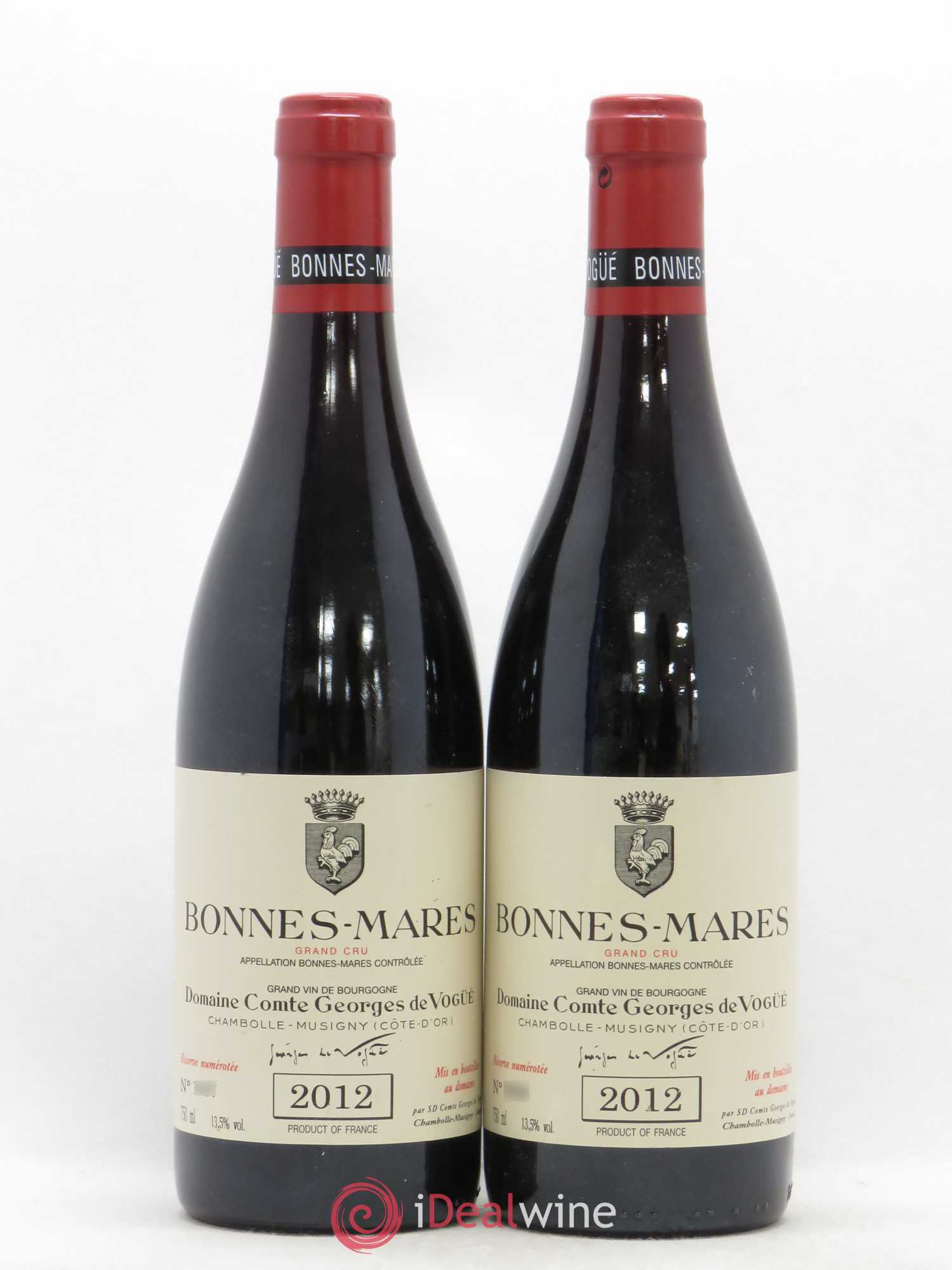 Bonnes-Mares Grand Cru Comte Georges de Vogüé 2012 - Lot de 2 bouteilles - 0