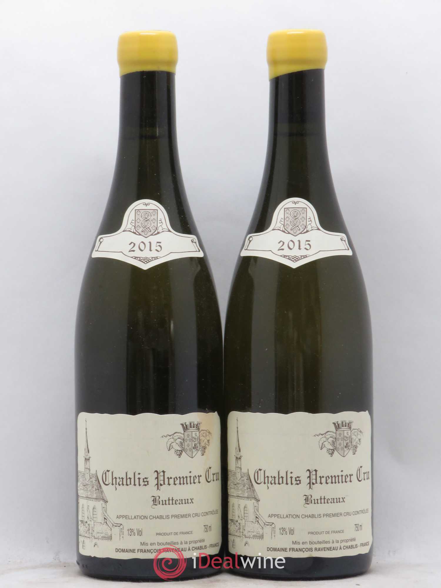 Chablis 1er Cru Butteaux Raveneau (Domaine) 2015 - Lot de 2 bouteilles - 0