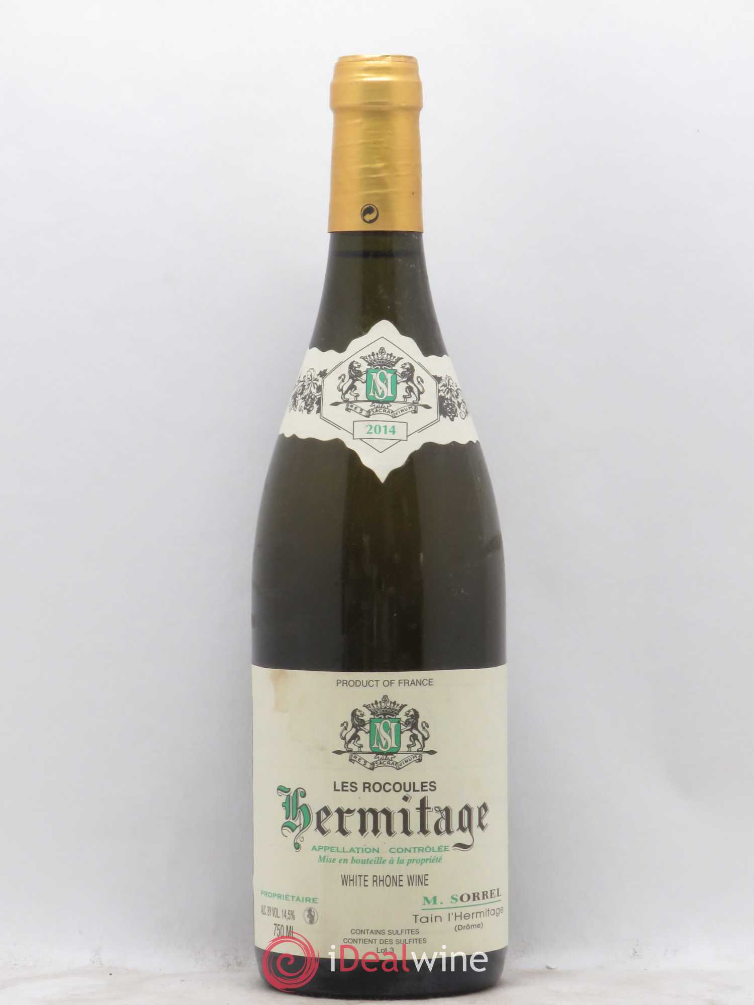 Hermitage Les Rocoules Marc Sorrel 2014 - Lot de 1 bouteille - 0