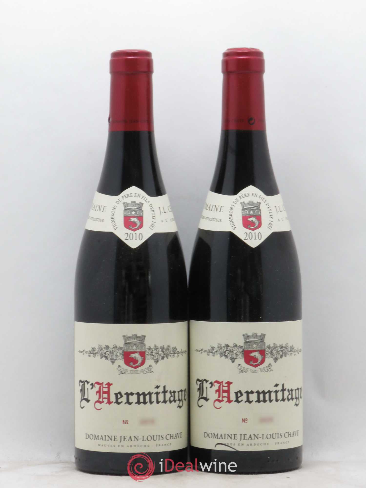 Hermitage Jean-Louis Chave 2010 - Lot de 2 bouteilles - 0